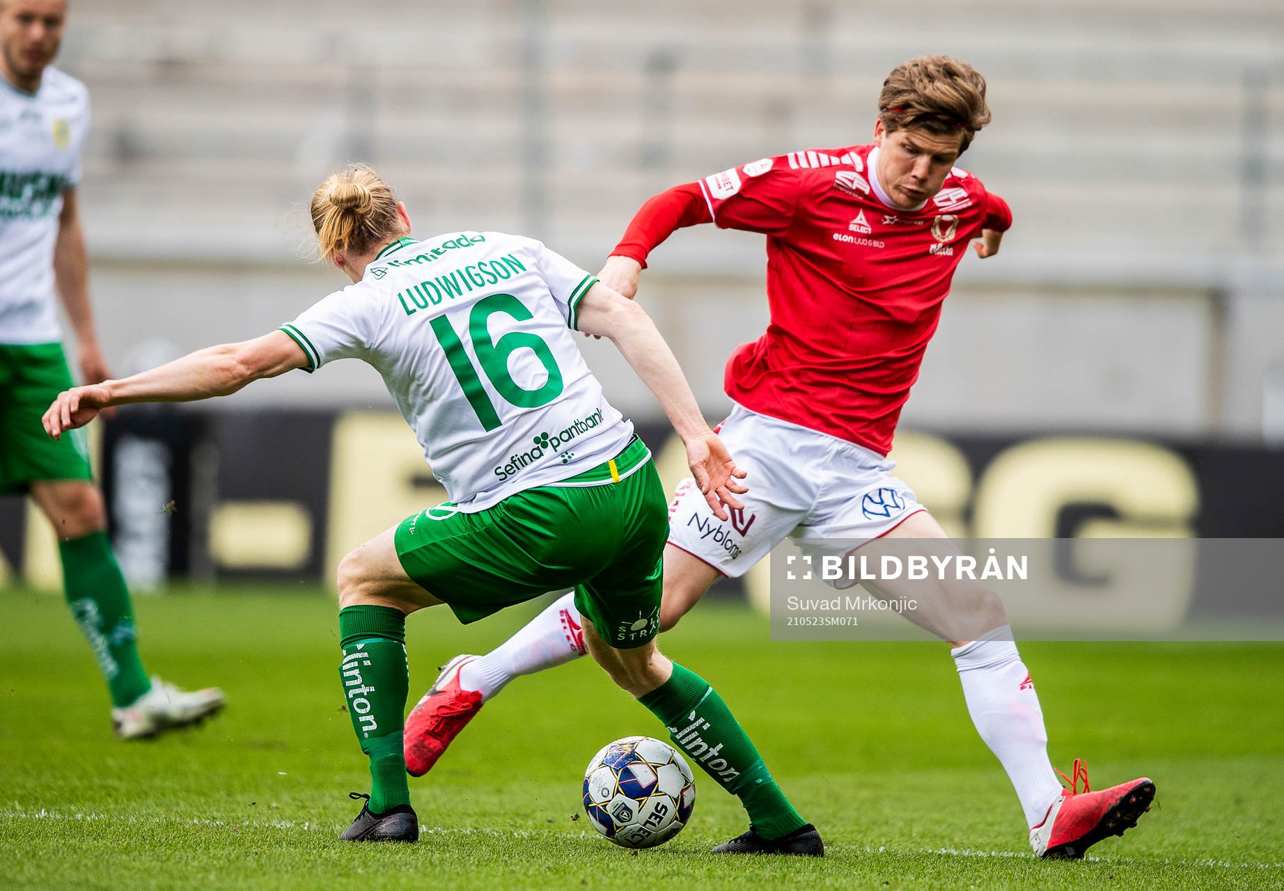 Kalmars Oliver Berg och Hammarbys Gustav Ludwigson