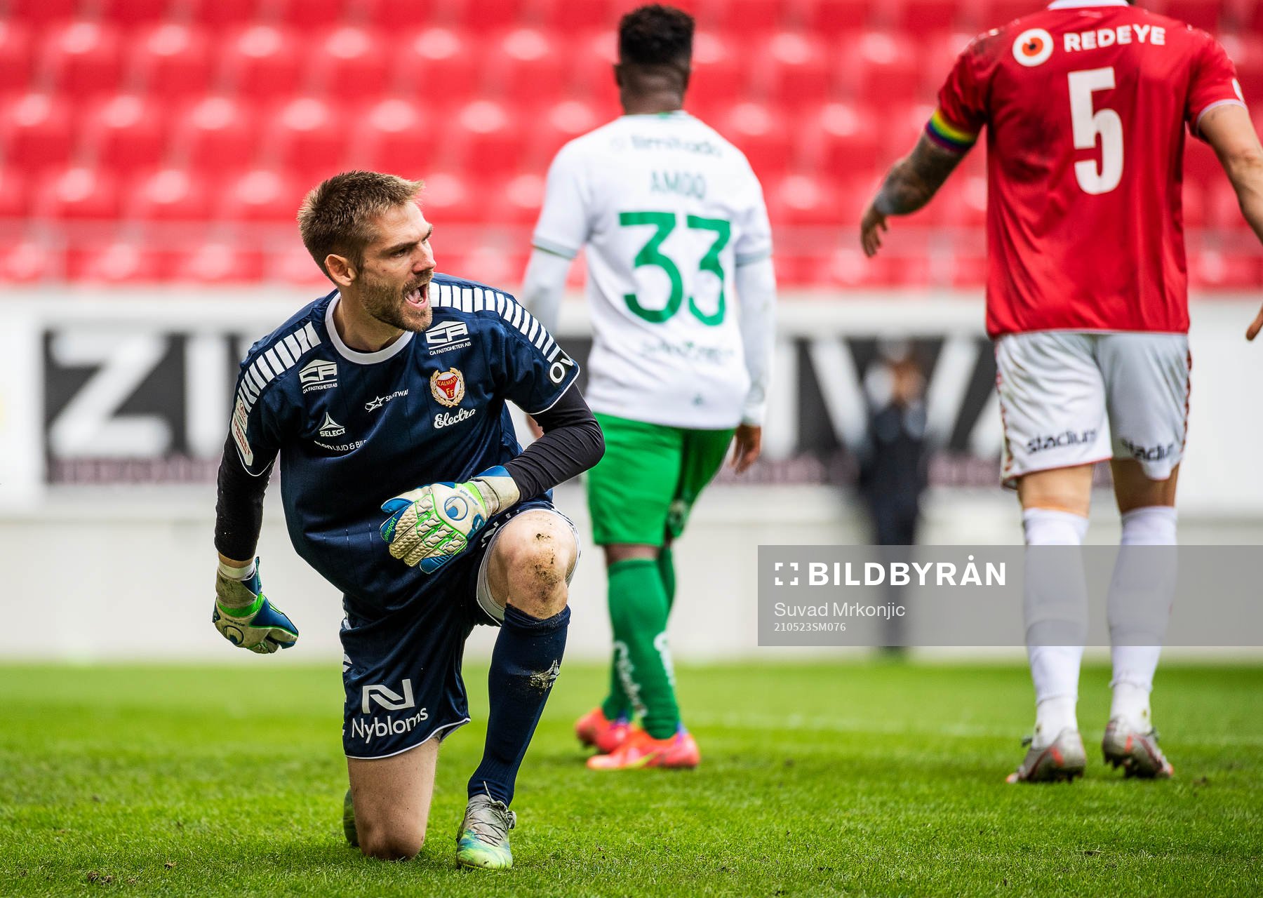 Kalmars målvakt Lucas Hägg Johansson