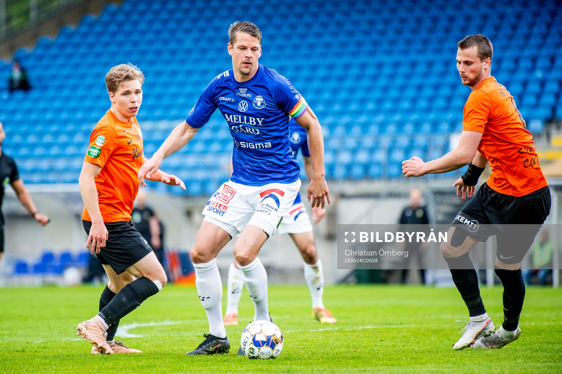 Trelleborgs Fredrik Liverstam mot Västerås Samuel Sörman