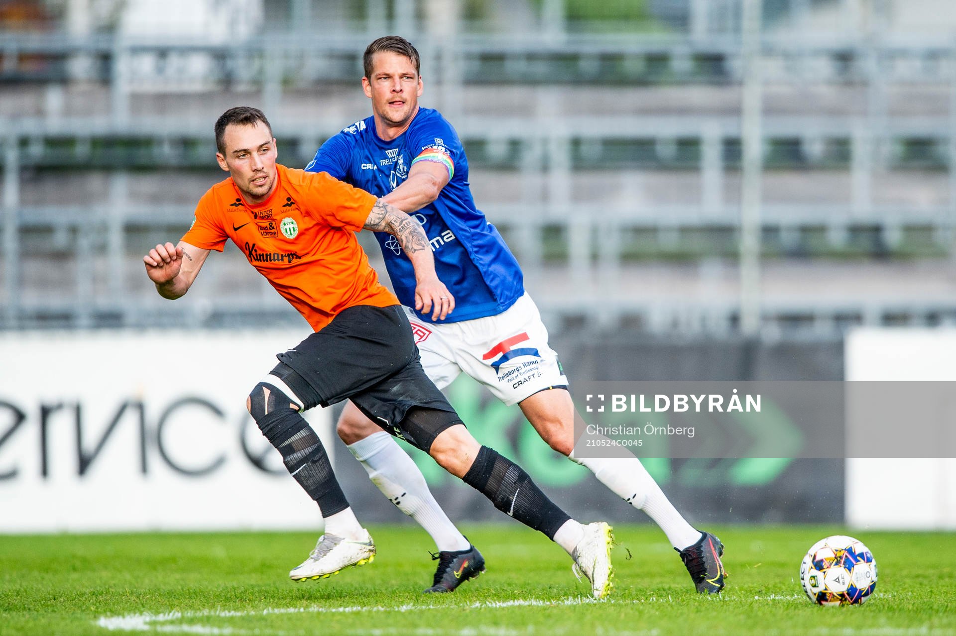 Västerås Filip Tronét och Trelleborgs Fredrik Liverstam