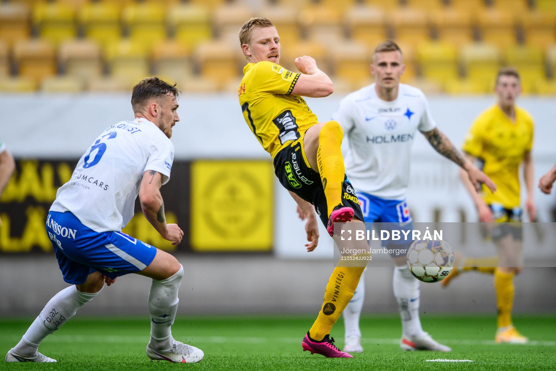 Elfsborgs Per Frick och IFK Norrköpings Linus Wahlqvist