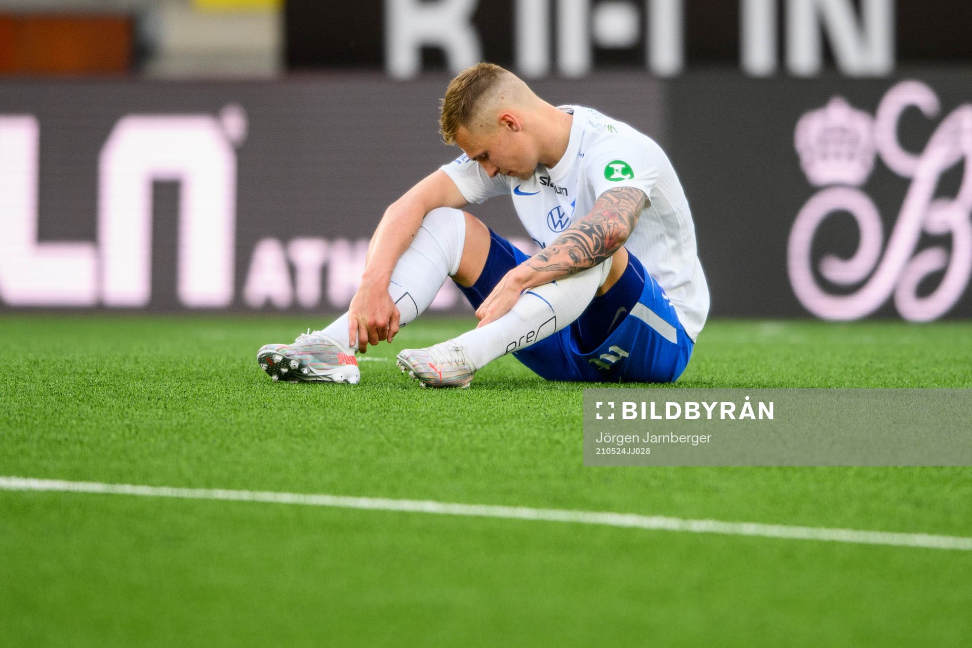 IFK Norrköpings Marco Lund Nielsen deppar