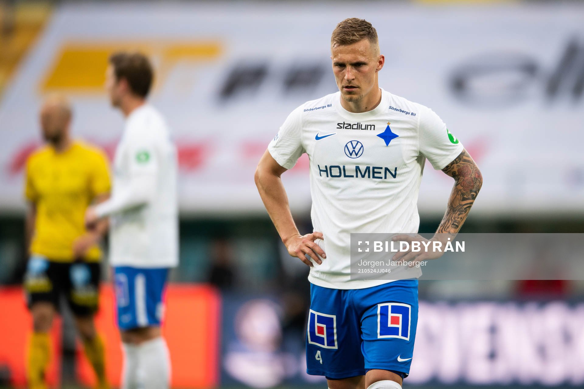 IFK Norrköpings Marco Lund Nielsen deppar