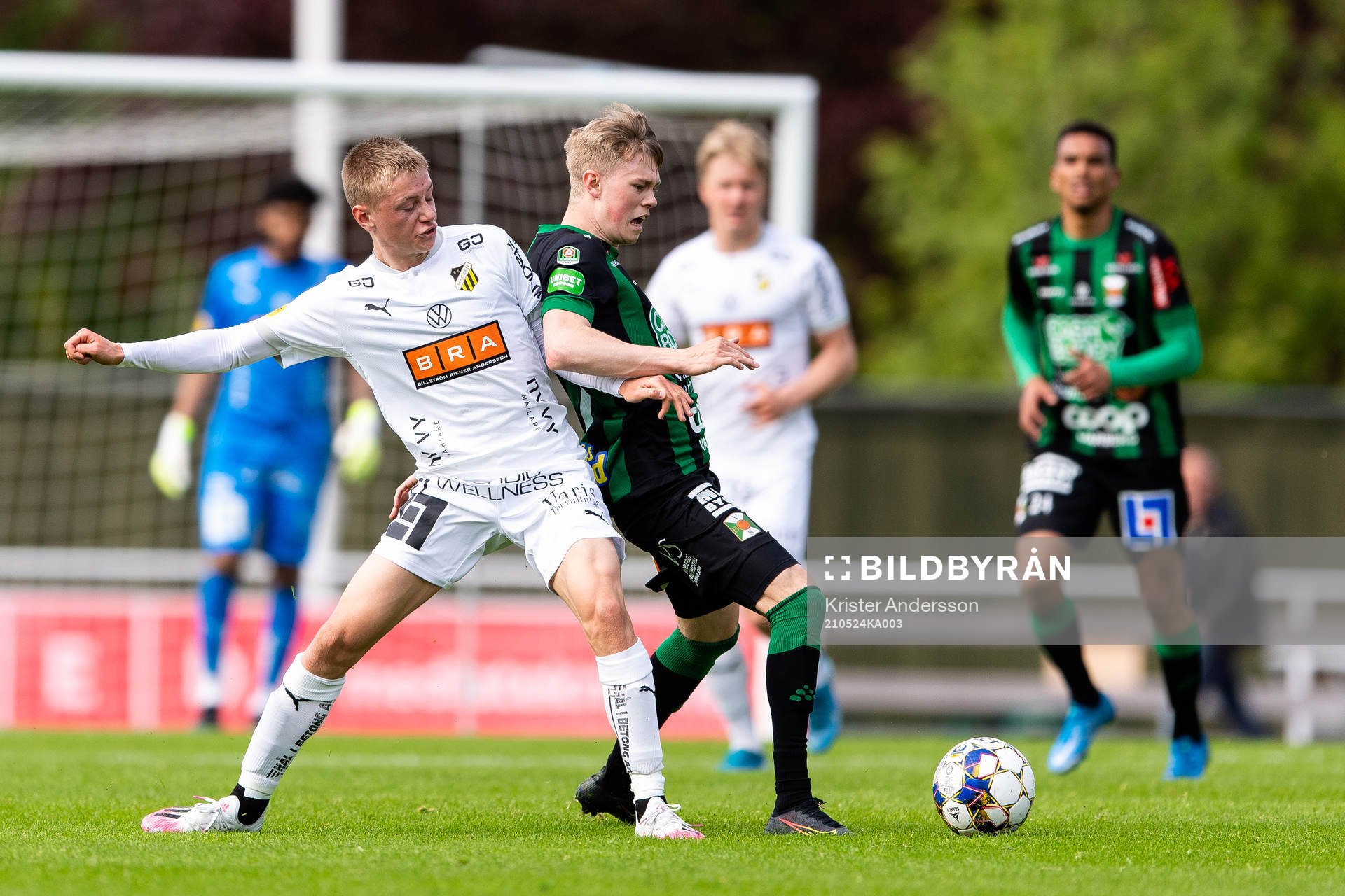 Häckens Oskar Ruuska och Varbergs Gustav Nordh