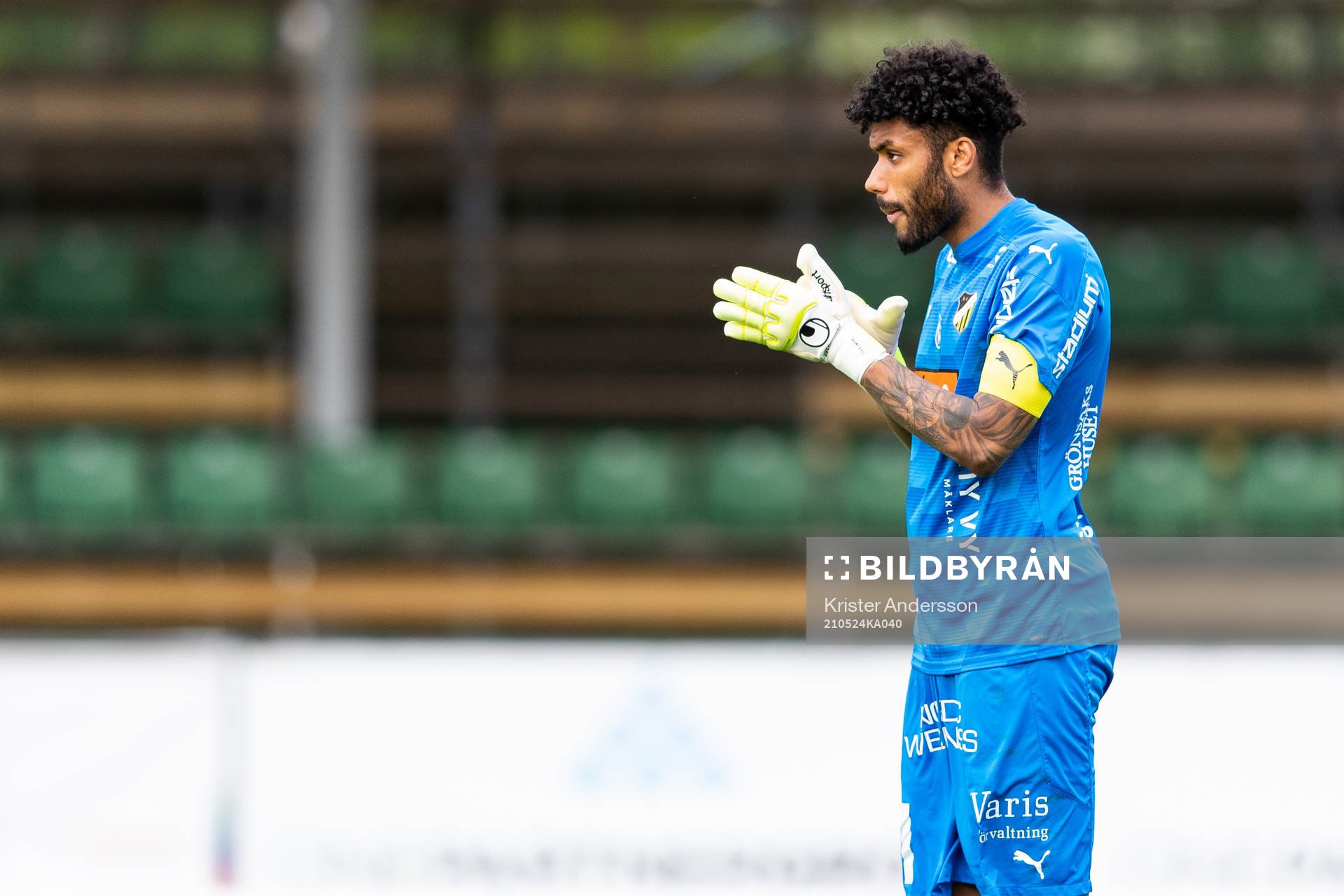 Häckens målvakt Jonathan Ursin Rasheed
