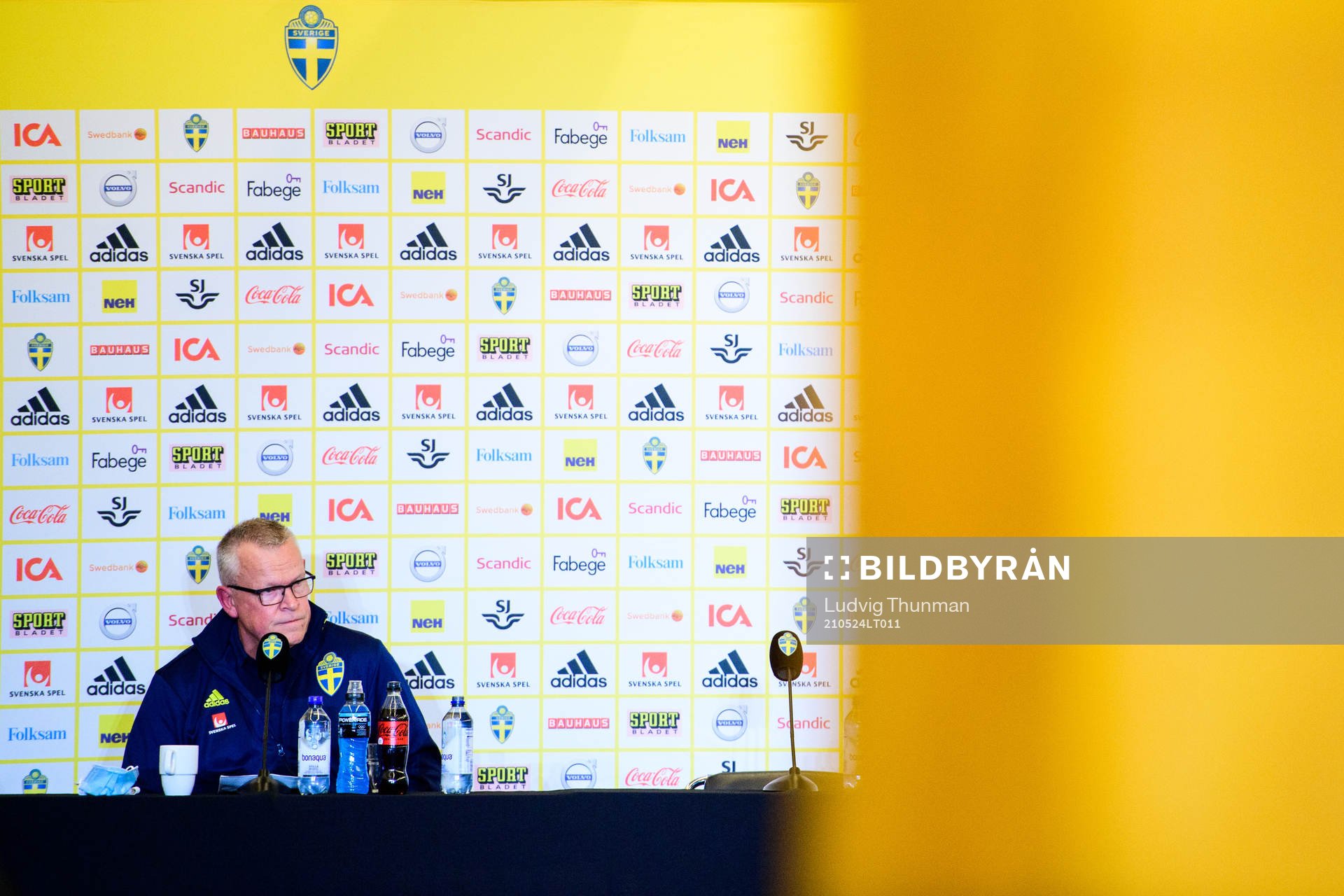Head coach Janne Andersson of the Swedish national football