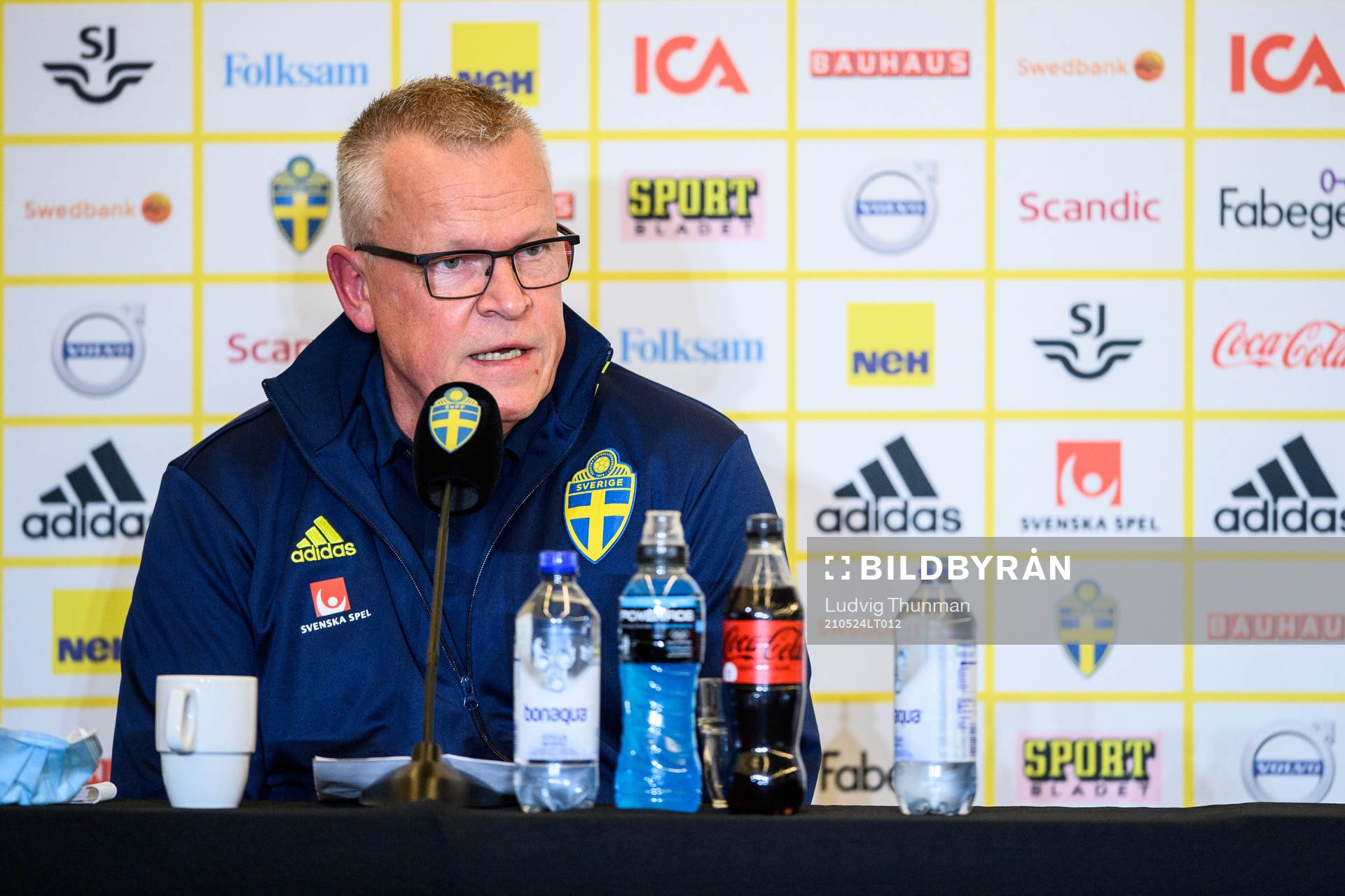 Head coach Janne Andersson of the Swedish national football