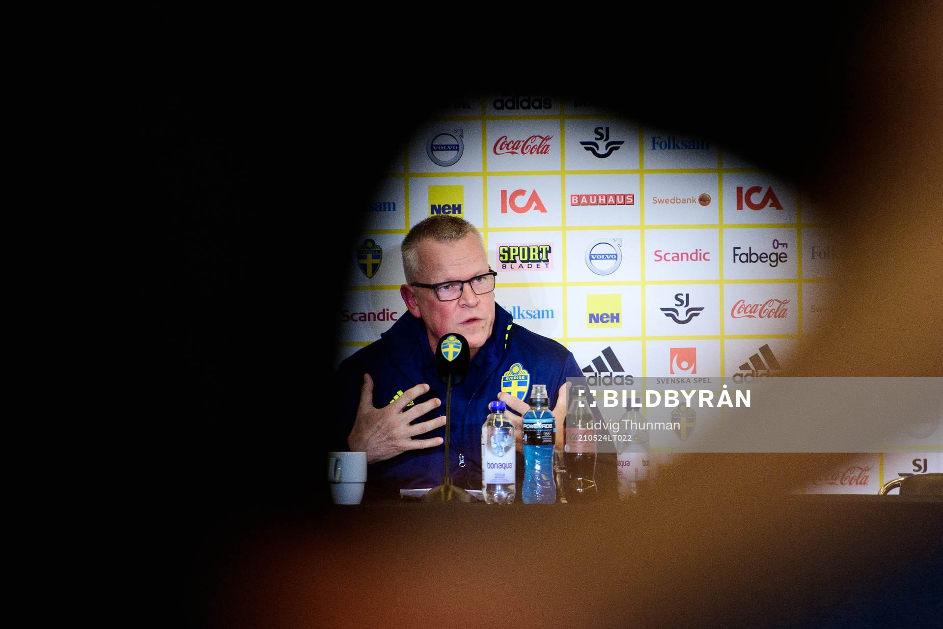 Head coach Janne Andersson of the Swedish national football