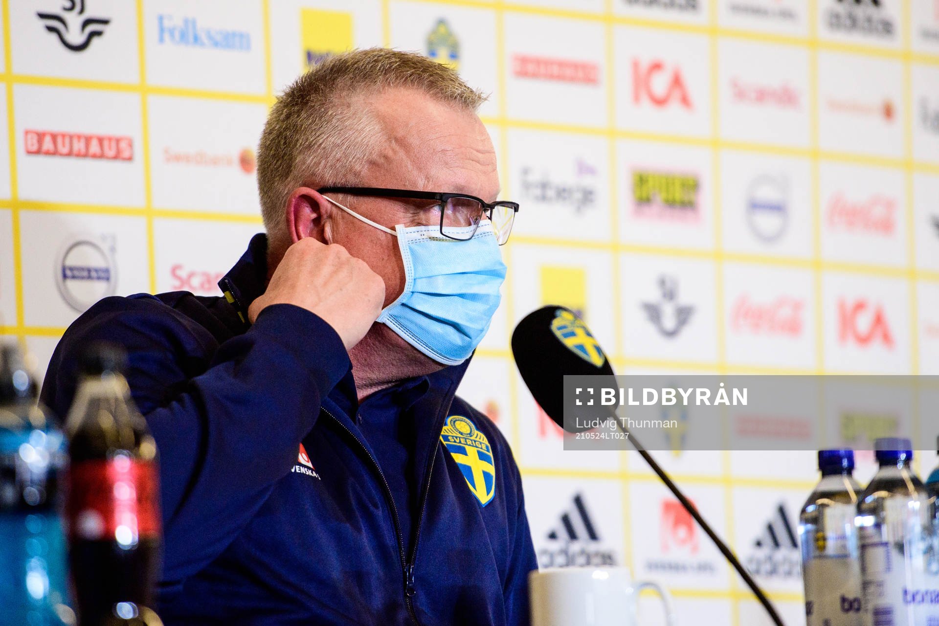 Head coach Janne Andersson of the Swedish national football