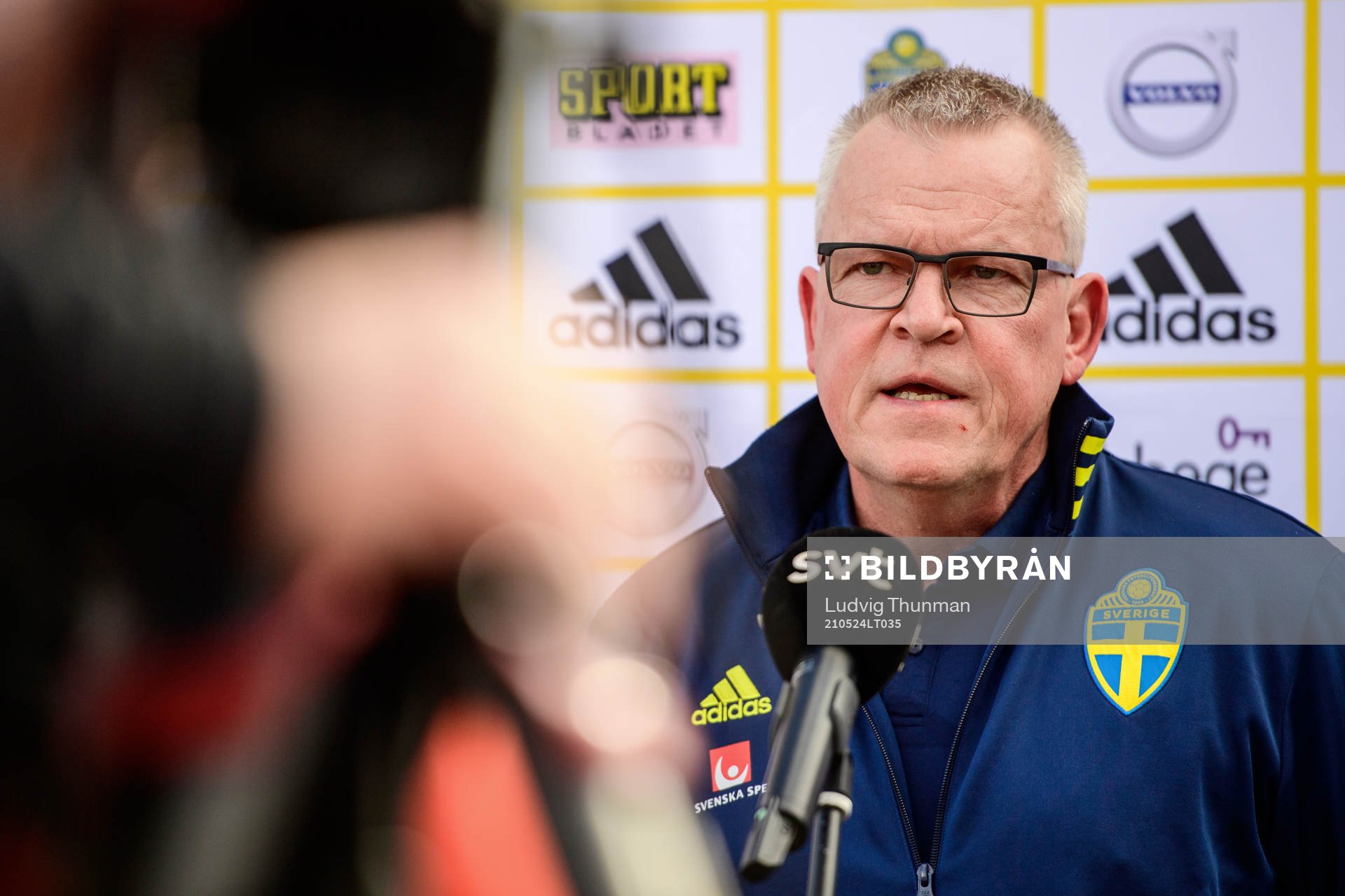 Head coach Janne Andersson of the Swedish national football
