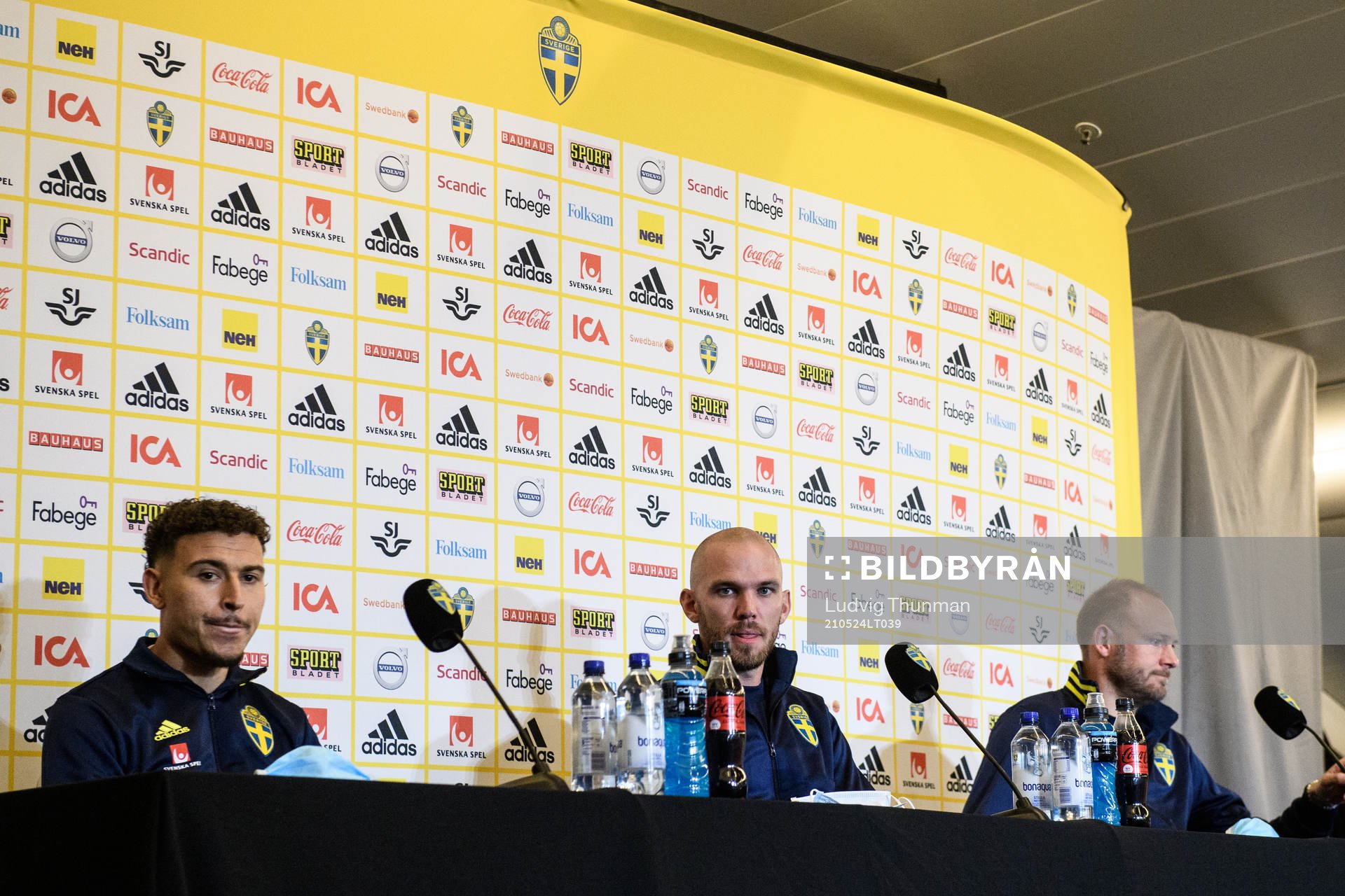 Jordan Larsson, Marcus Danielson and Andreas Granqvist of