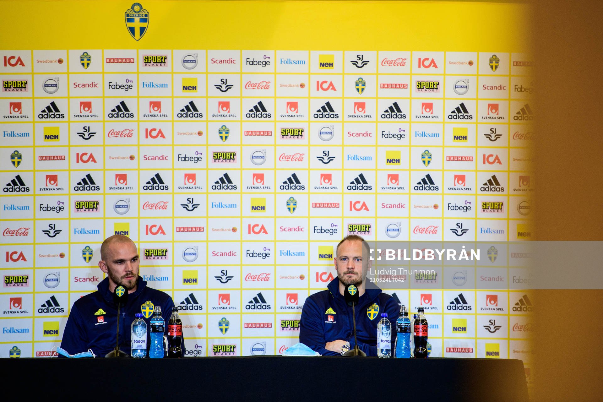 Marcus Danielson and Andreas Granqvist of Sweden