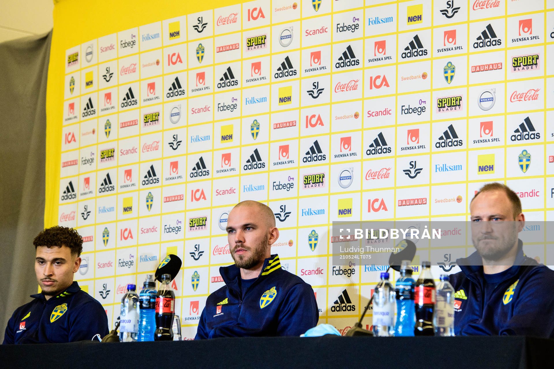 Jordan Larsson, Marcus Danielson and Andreas Granqvist of