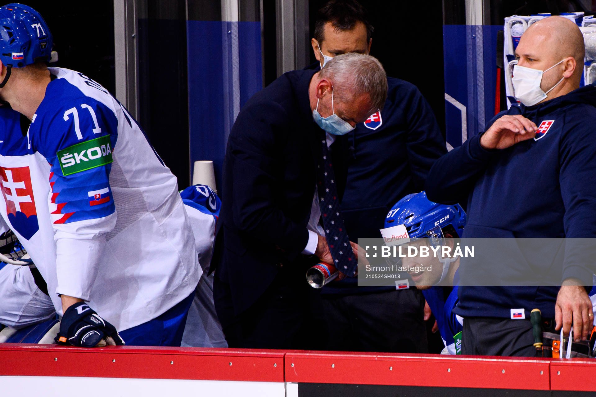 Marian Studenic of Slovakia in pain
