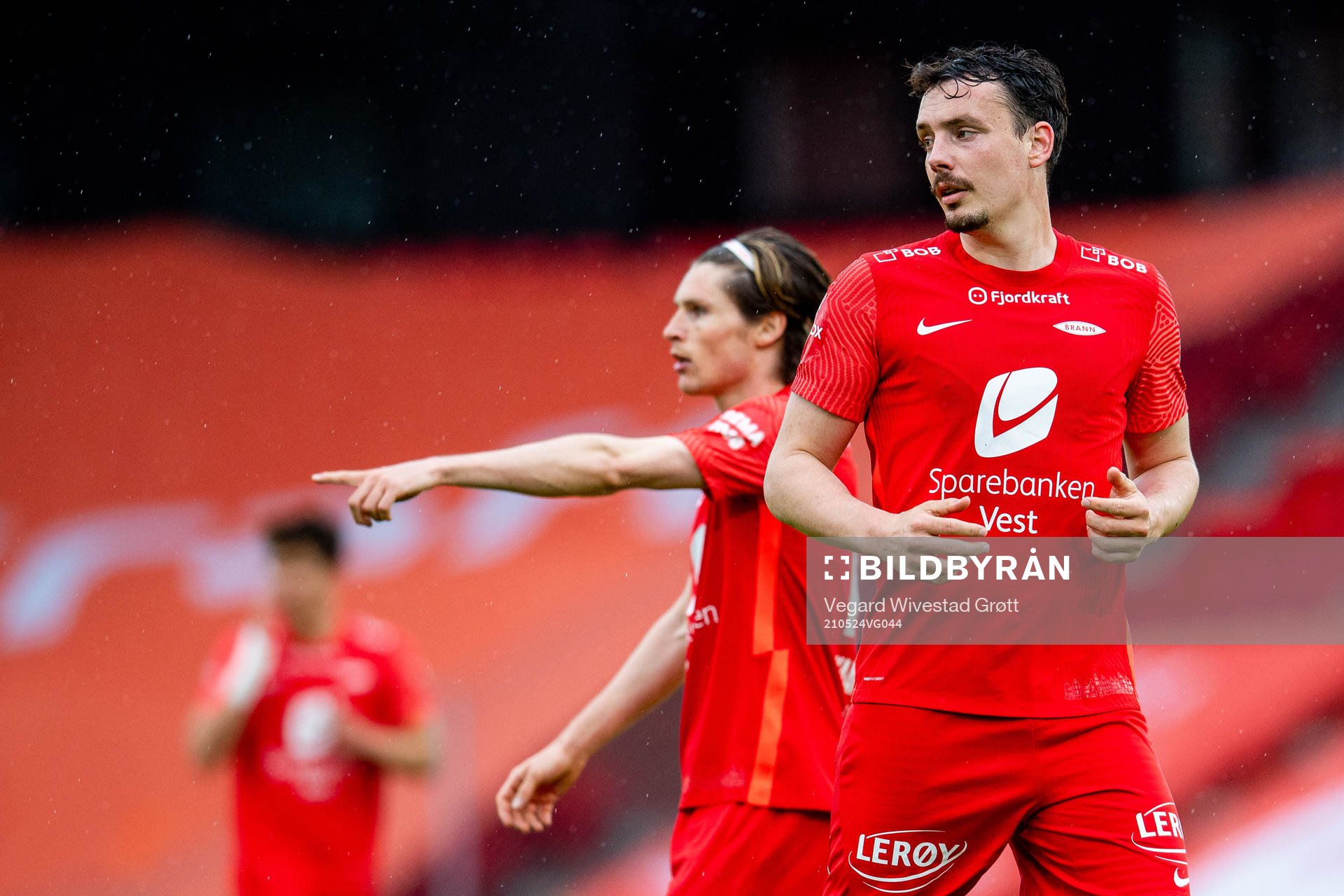 Vegard Forren of Brann during the Eliteserien football match between Brann and Bodø/Glimt on May 24, 2021 in Bergen. 