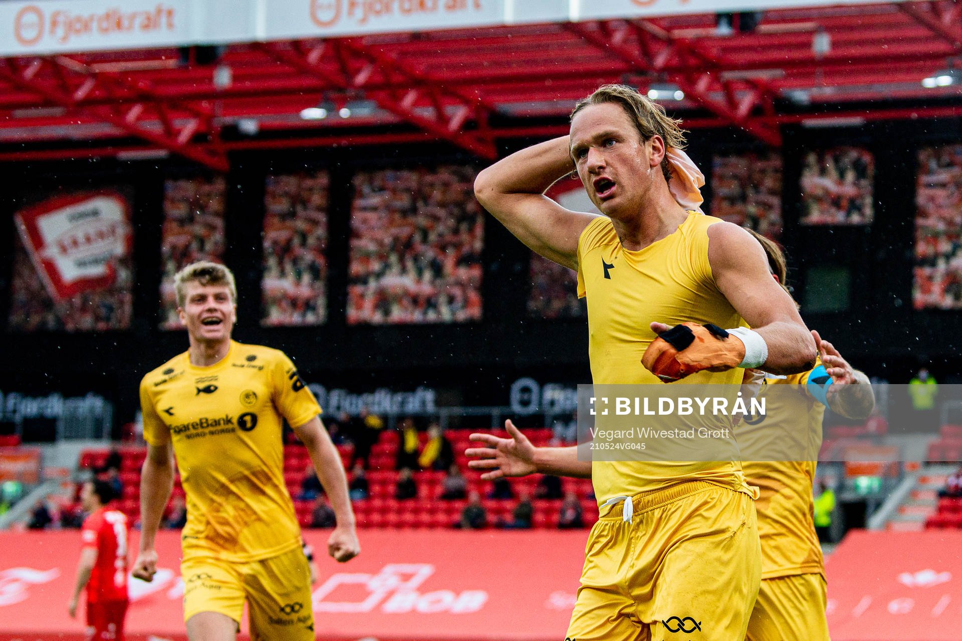 Erik Botheim of Bodø/Glimt celebrates