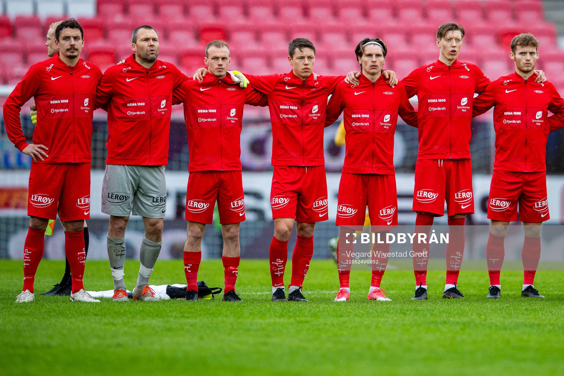 Vegard Forren, goalkeeper Håkon Opdal, Petter Strand,