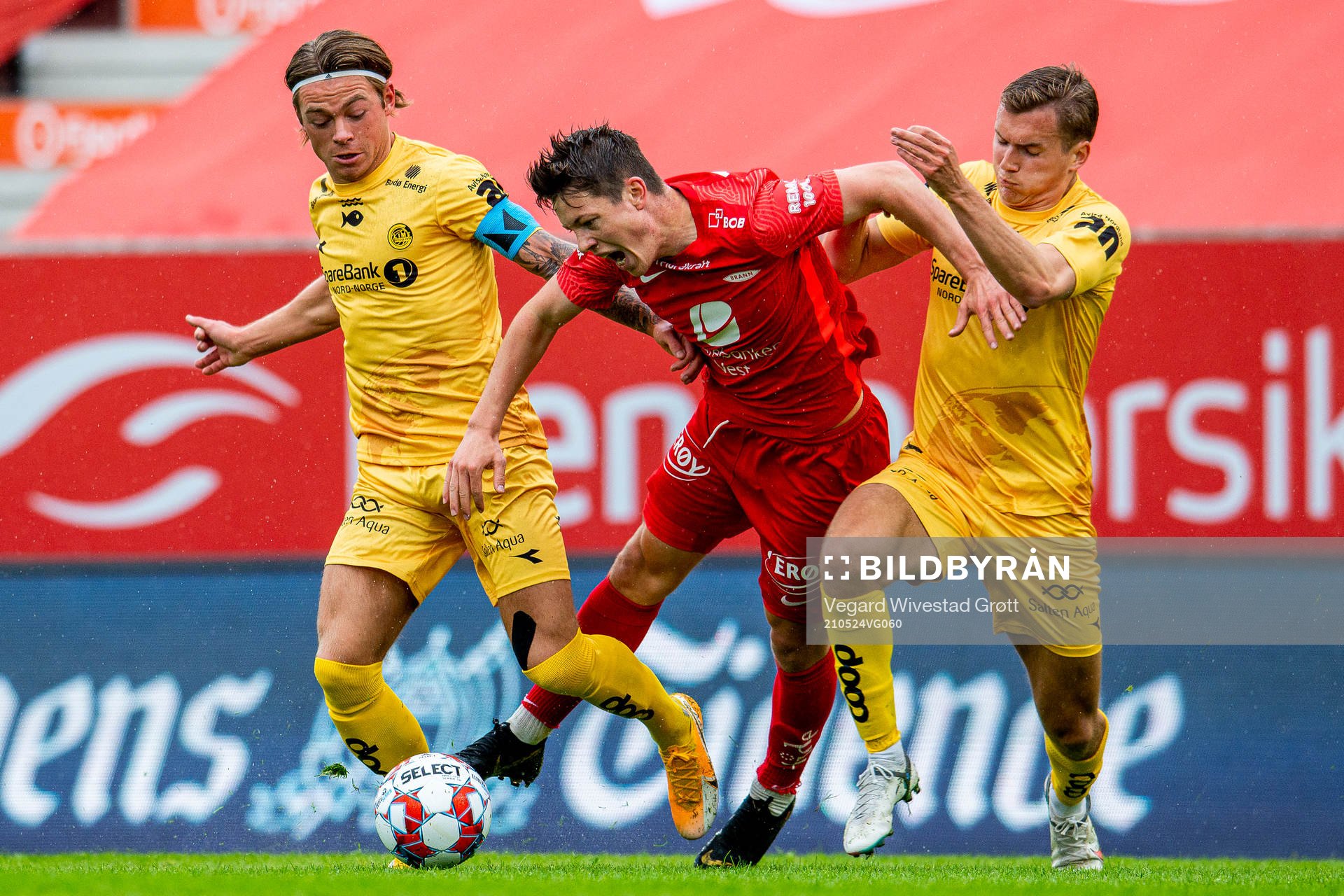 Patrick Berg of Bodø/Glimt, Mathias Knutsen Rasmussen of