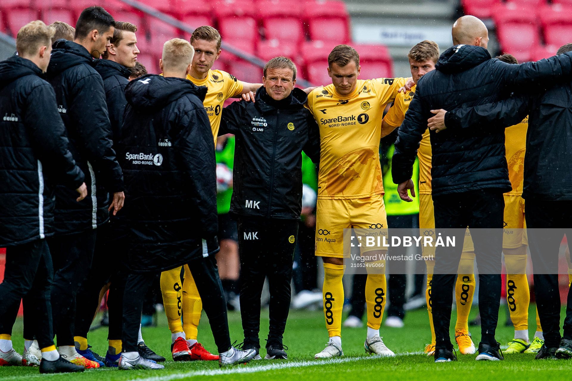 Morten Kalvenes, assistant coach, Morten Konradsen and the
