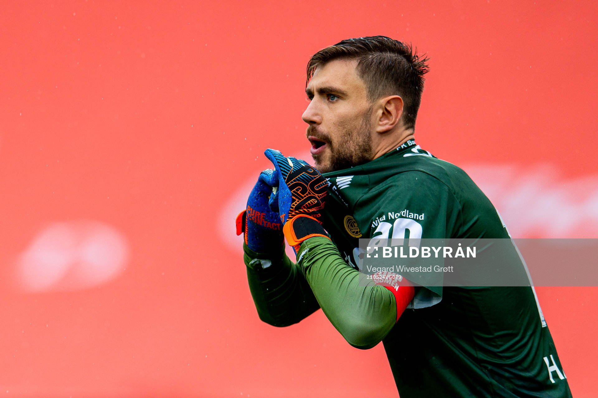 Goalkeeper Nikita Haikin of Bodø/Glimt