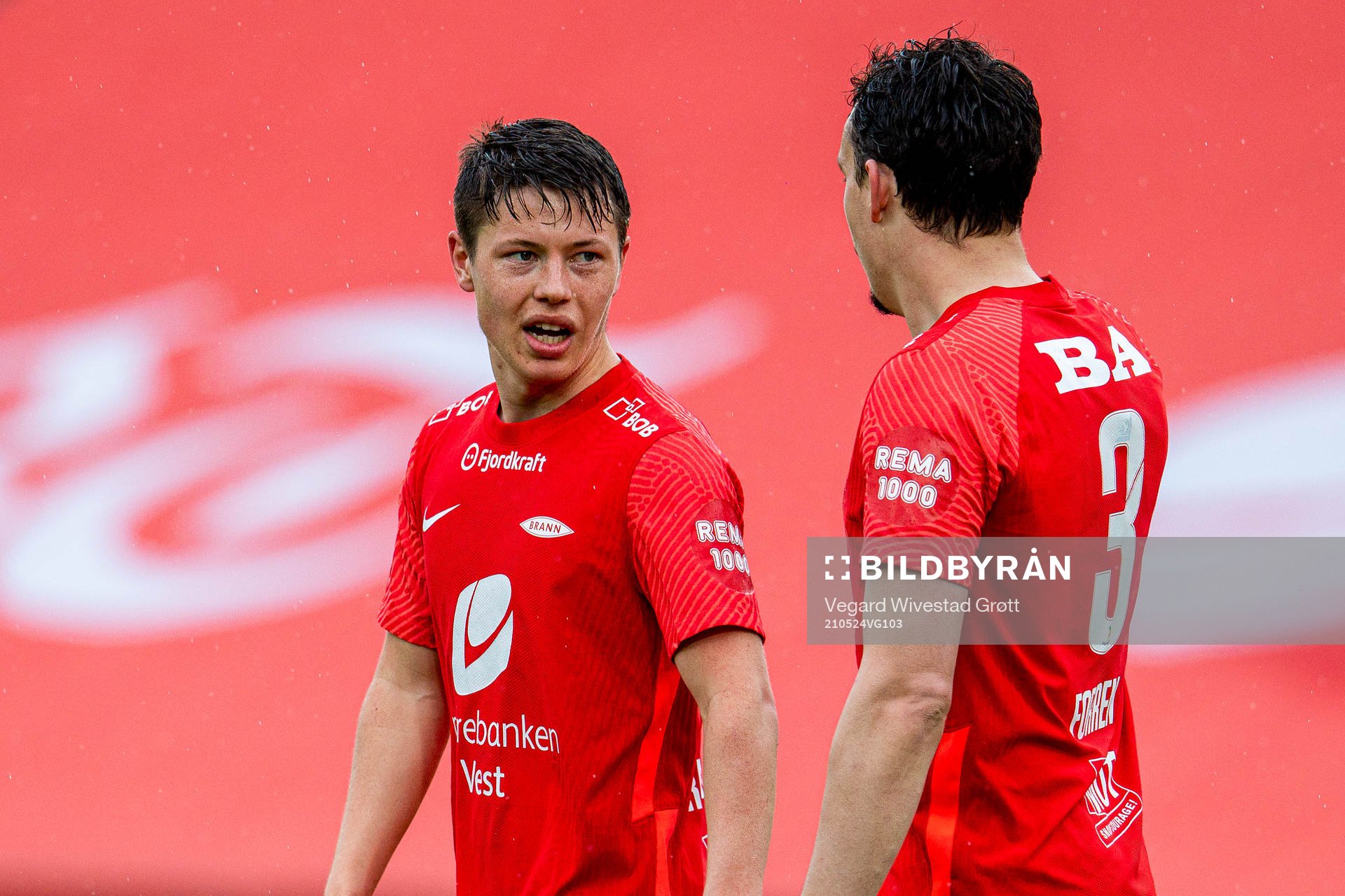 Mathias Knutsen Rasmussen and Vegard Forren of Brann