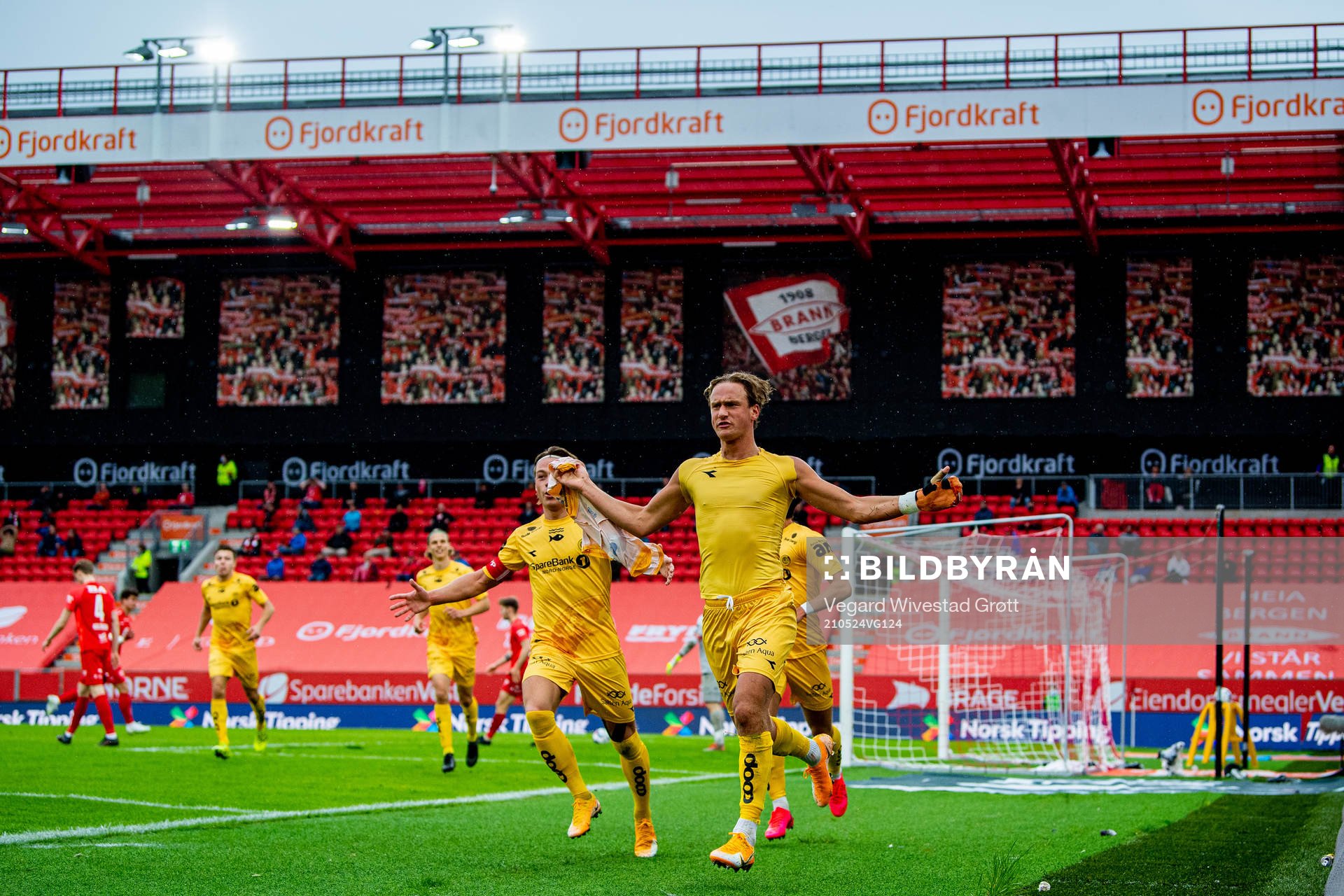 Erik Botheim of Bodø/Glimt celebrates
