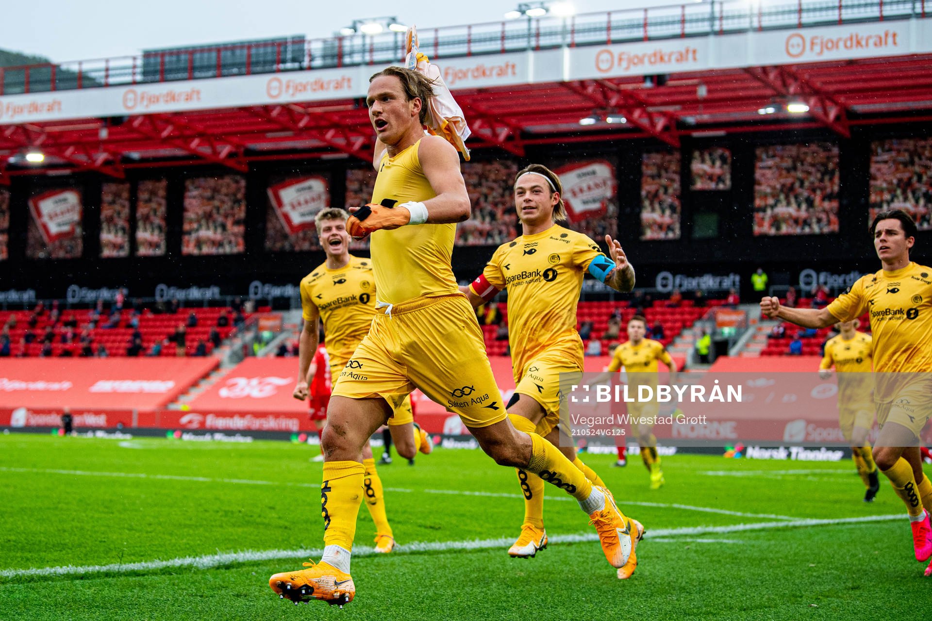 Erik Botheim of Bodø/Glimt celebrates