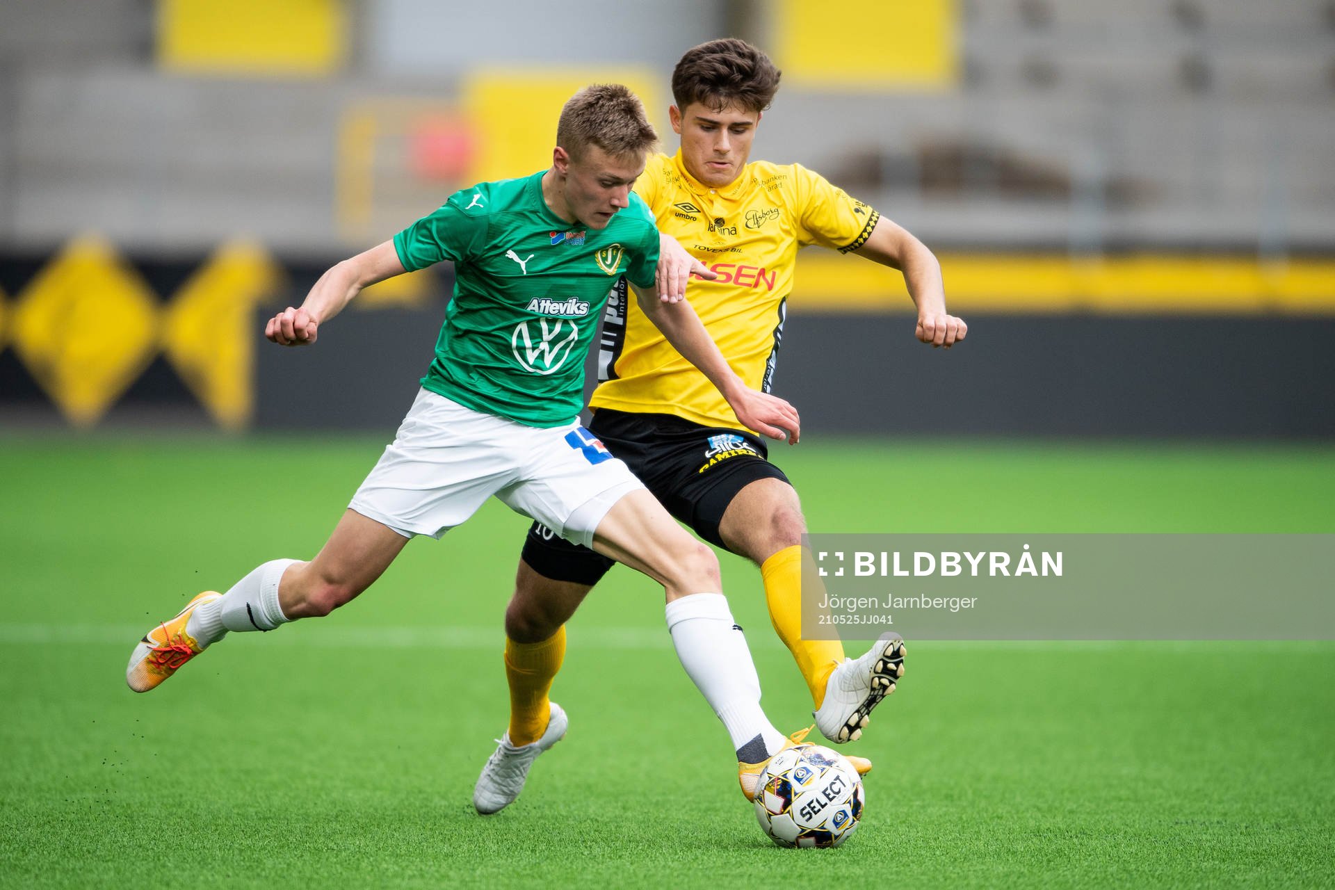 Jönköpings Oskar Sigurdsson och Elfsborgs Besfort Zeneli