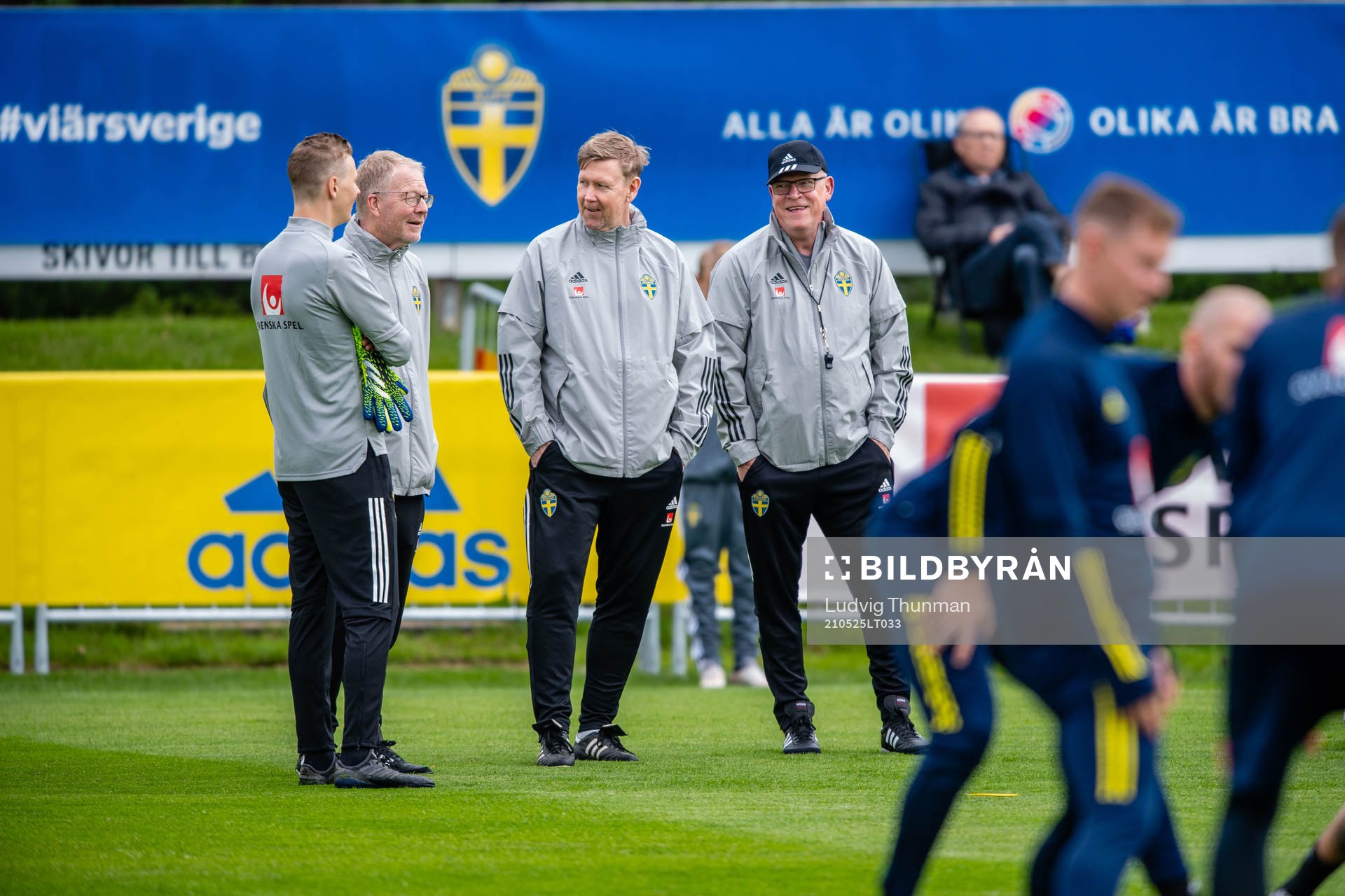 Assistant coach Peter Wettergren and Head coach Janne