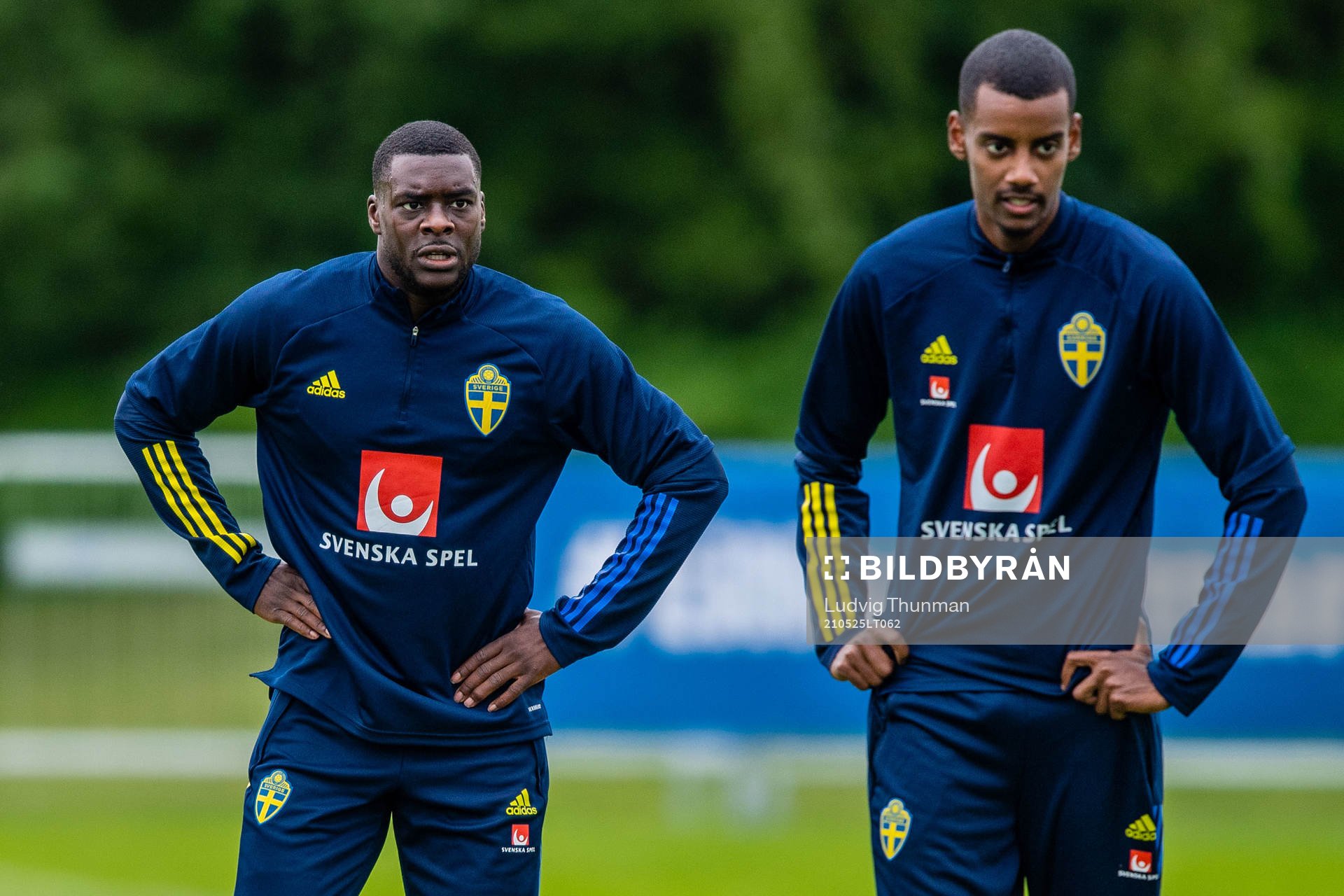 Ken Sema and Alexander Isak
