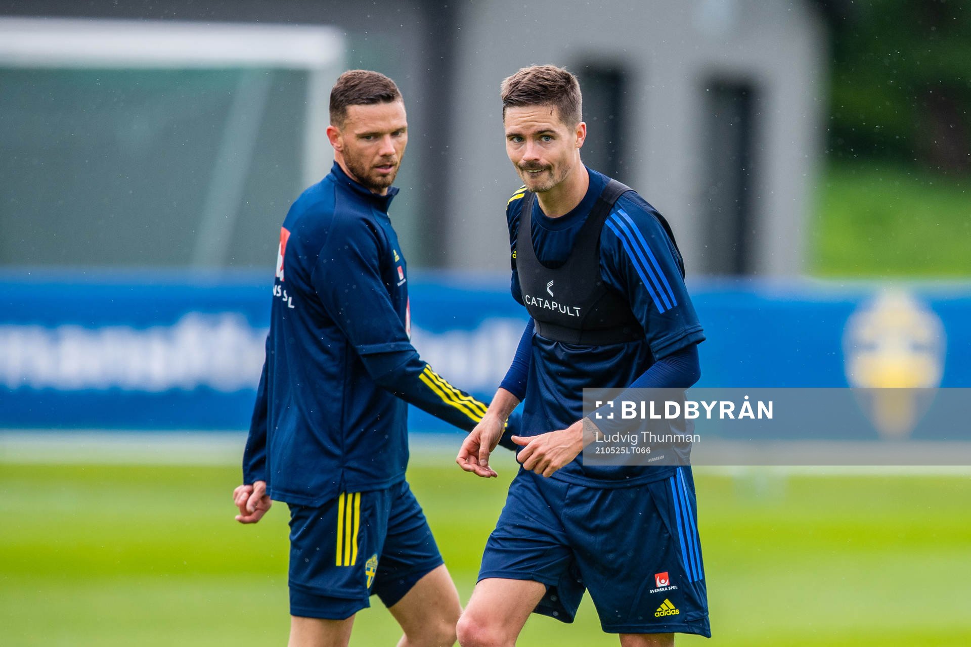 Marcus Berg och Mikael Lustig