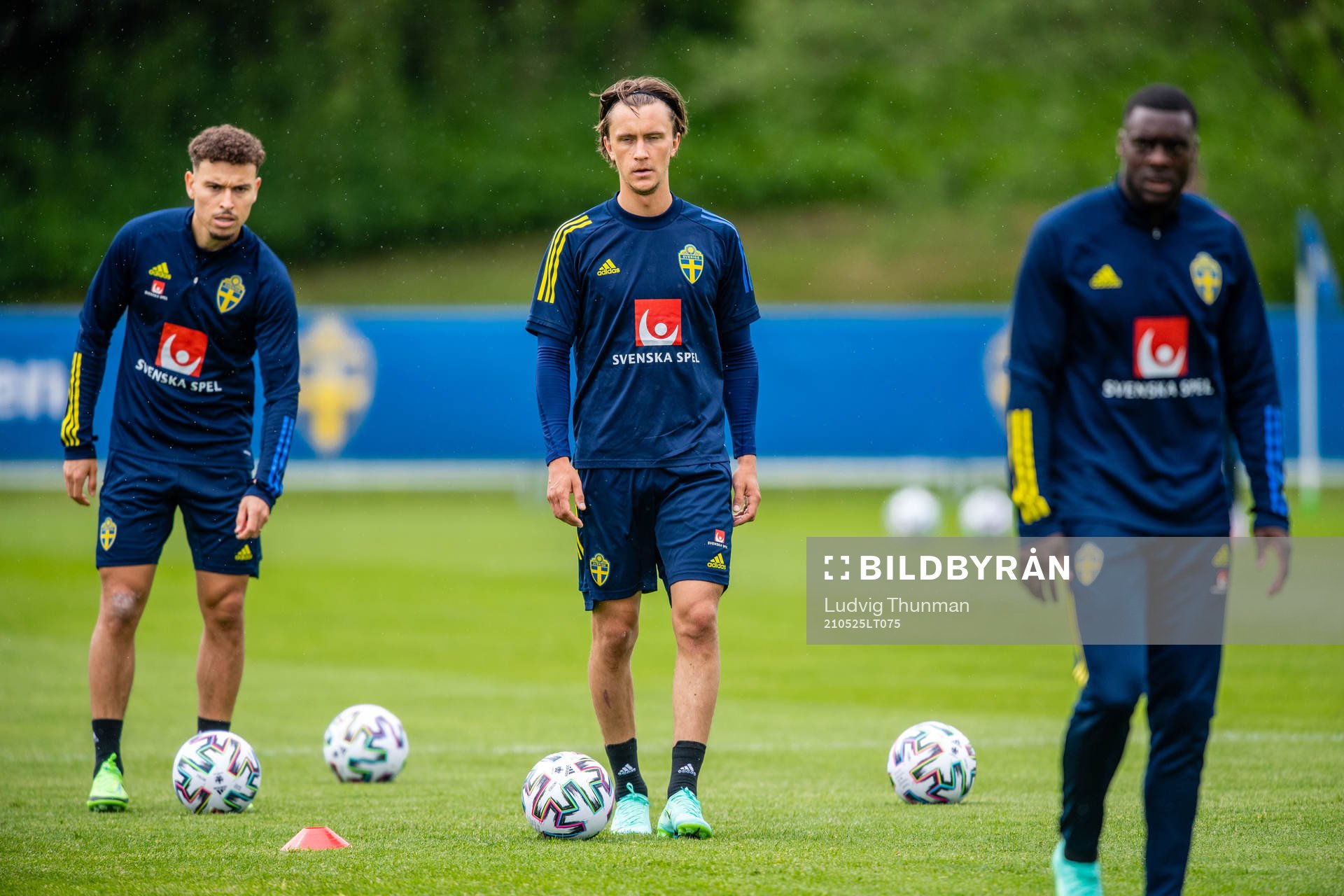 Jordan Larsson, Kristoffer Olsson och Ken Sema