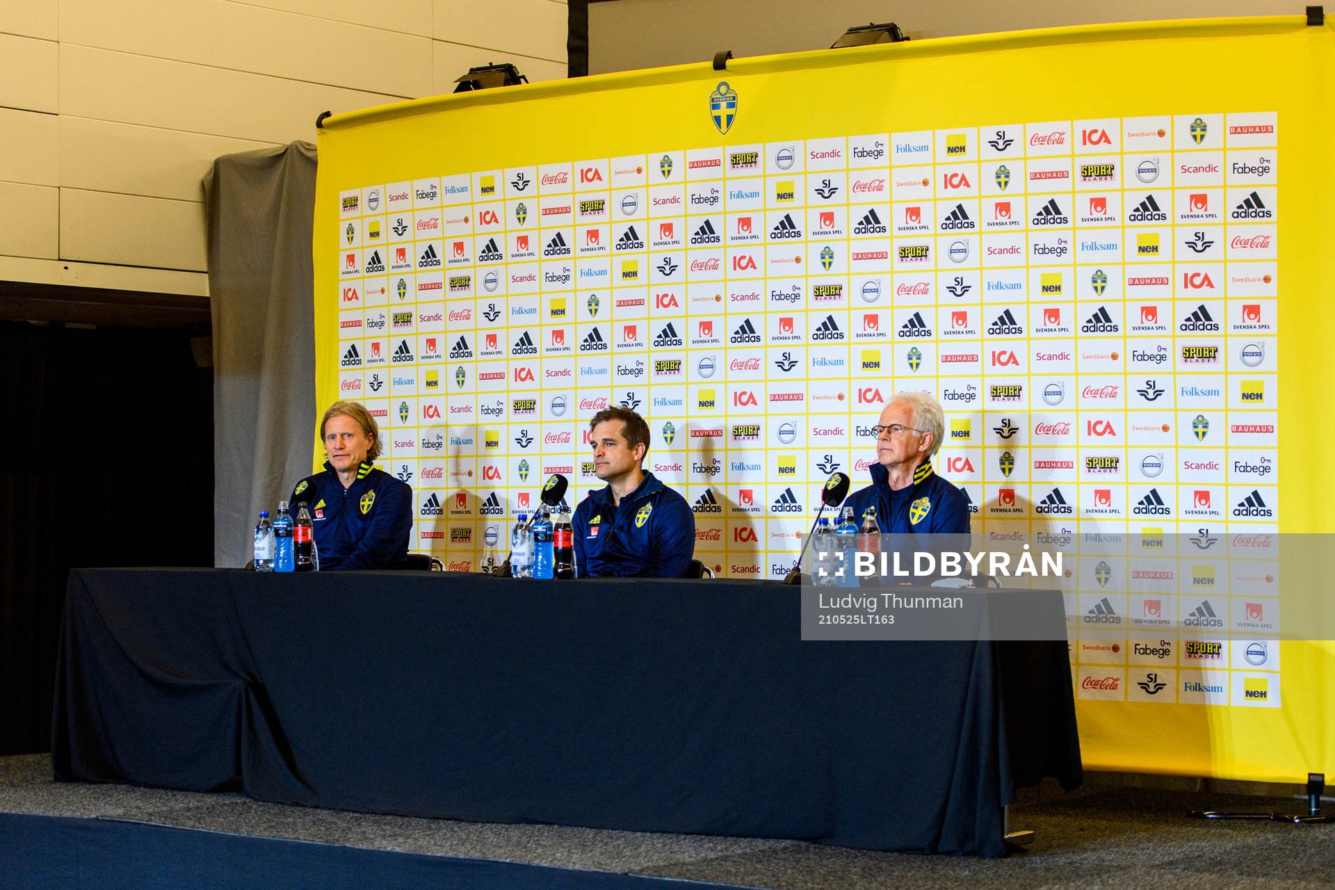 Team manager Stefan Pettersson, doctor Jonas Werner and