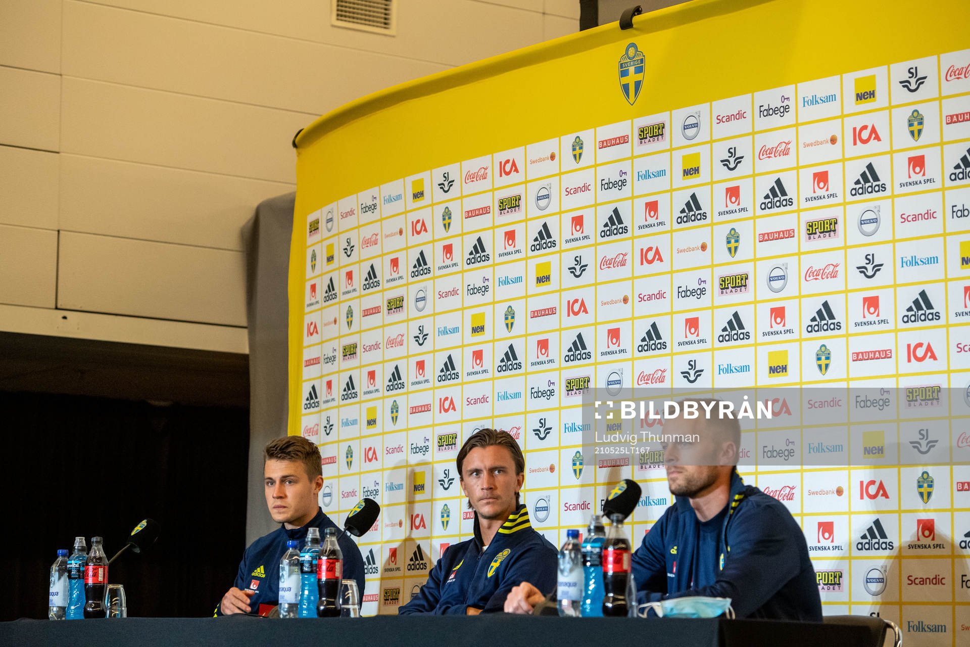 Mattias Svanberg, Kristoffer Olsson and Sebastian Larsson