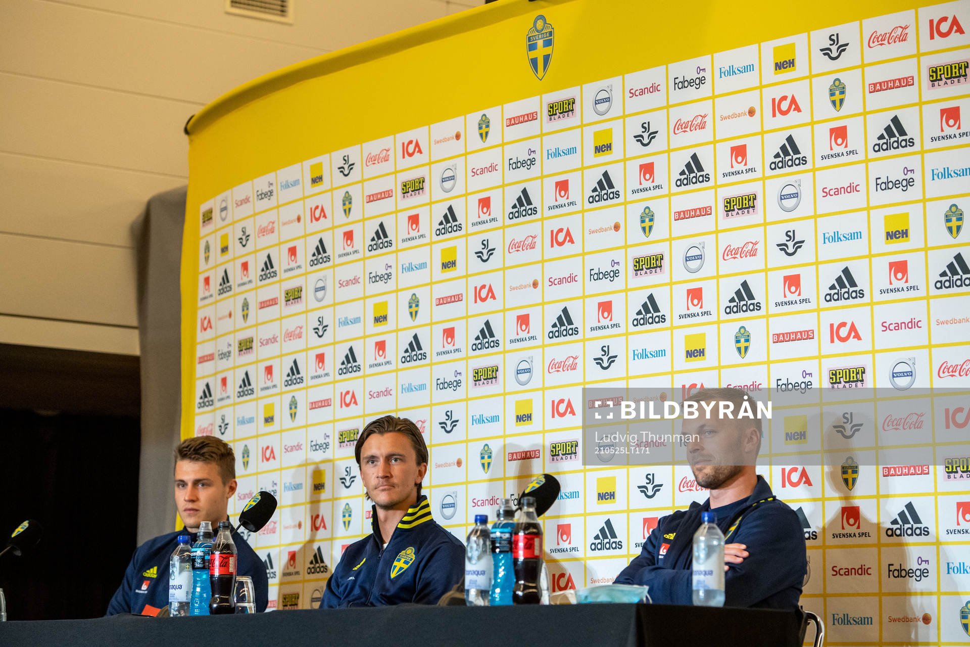 Mattias Svanberg, Kristoffer Olsson and Sebastian Larsson