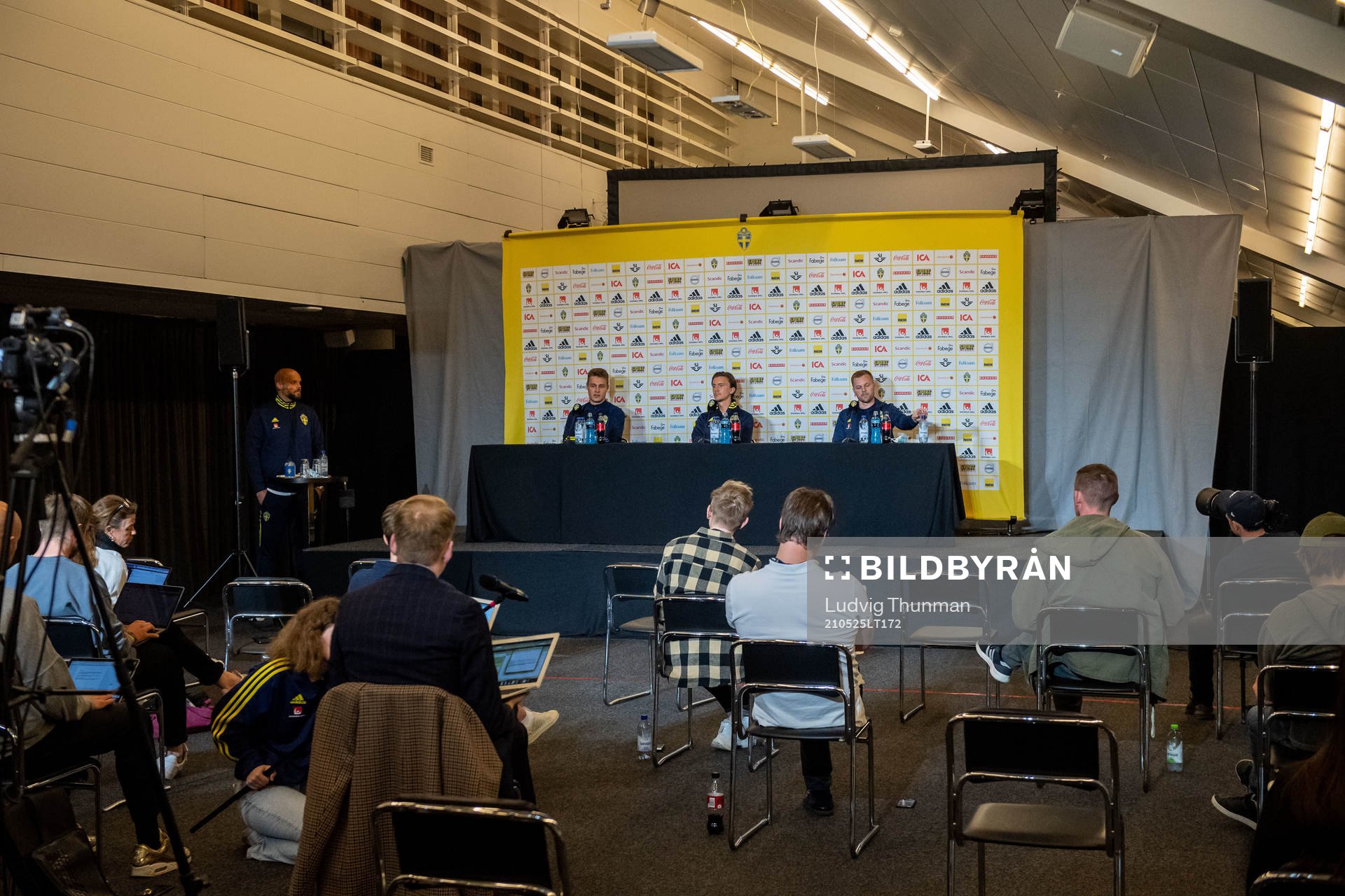 Mattias Svanberg, Kristoffer Olsson and Sebastian Larsson