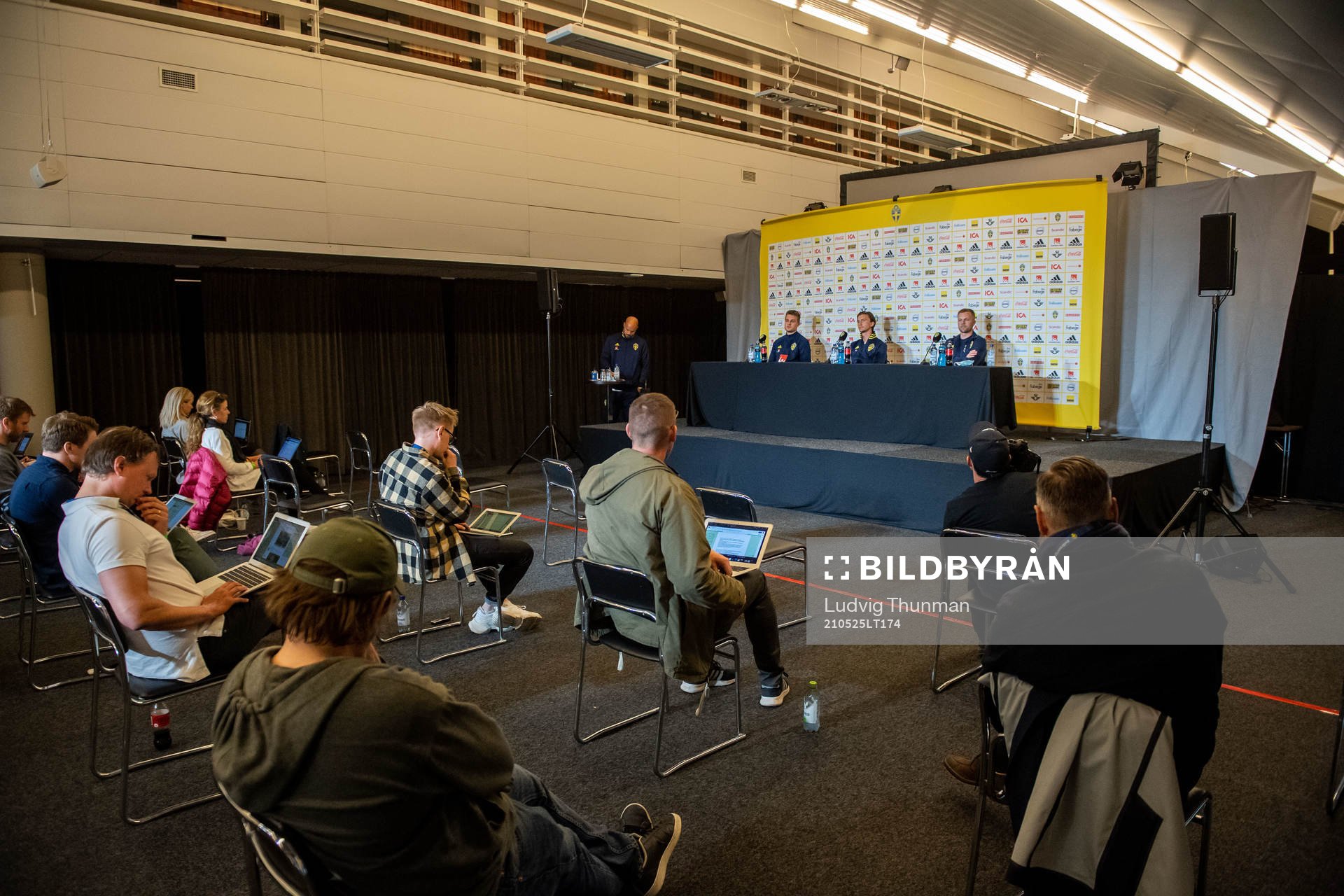 Mattias Svanberg, Kristoffer Olsson and Sebastian Larsson