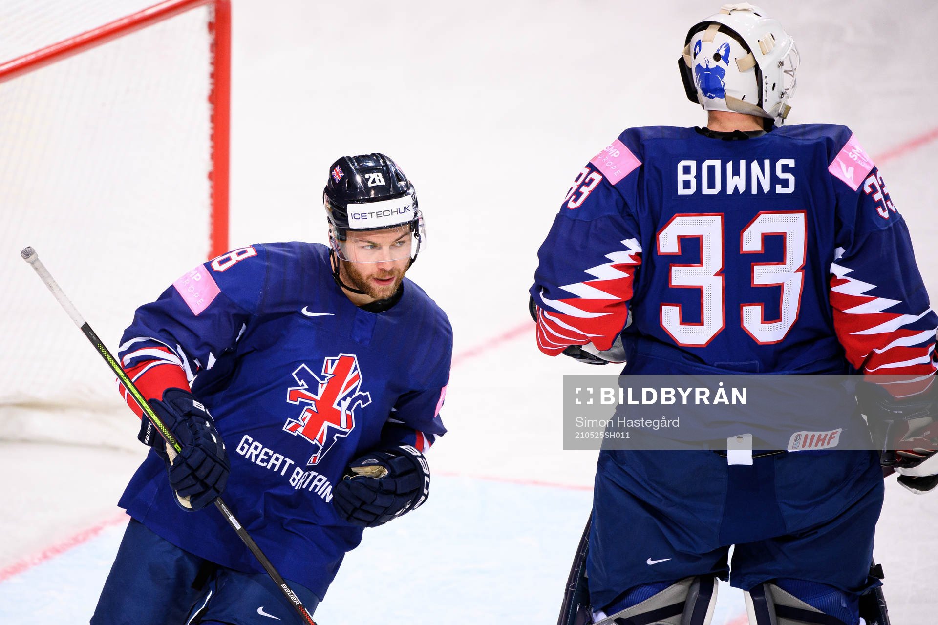 Ben O’Connor of Great Britain celebrates the 1-0+ goal