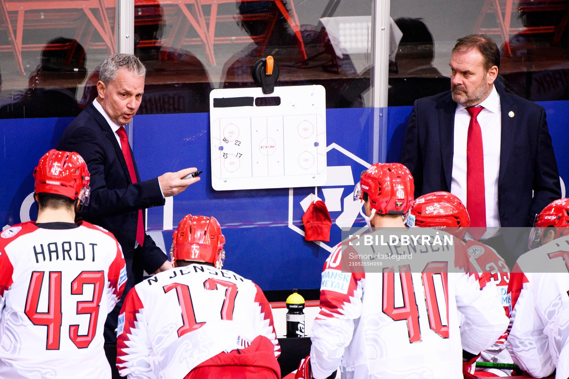 Jens Nielsen, Assistant coach and Heinz Ehlers, Head coach