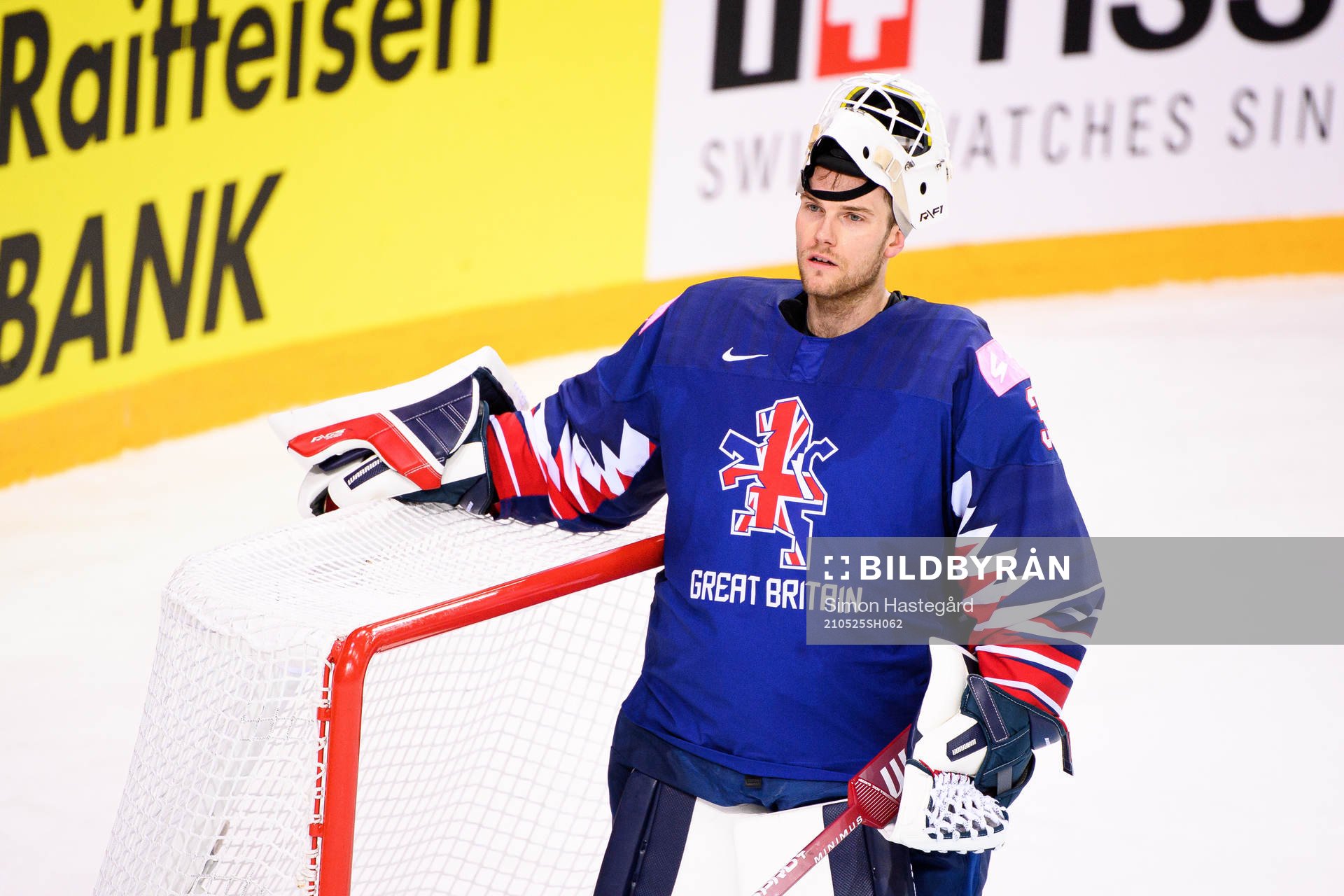 Goalkeeper Ben Bowns of Great Britain