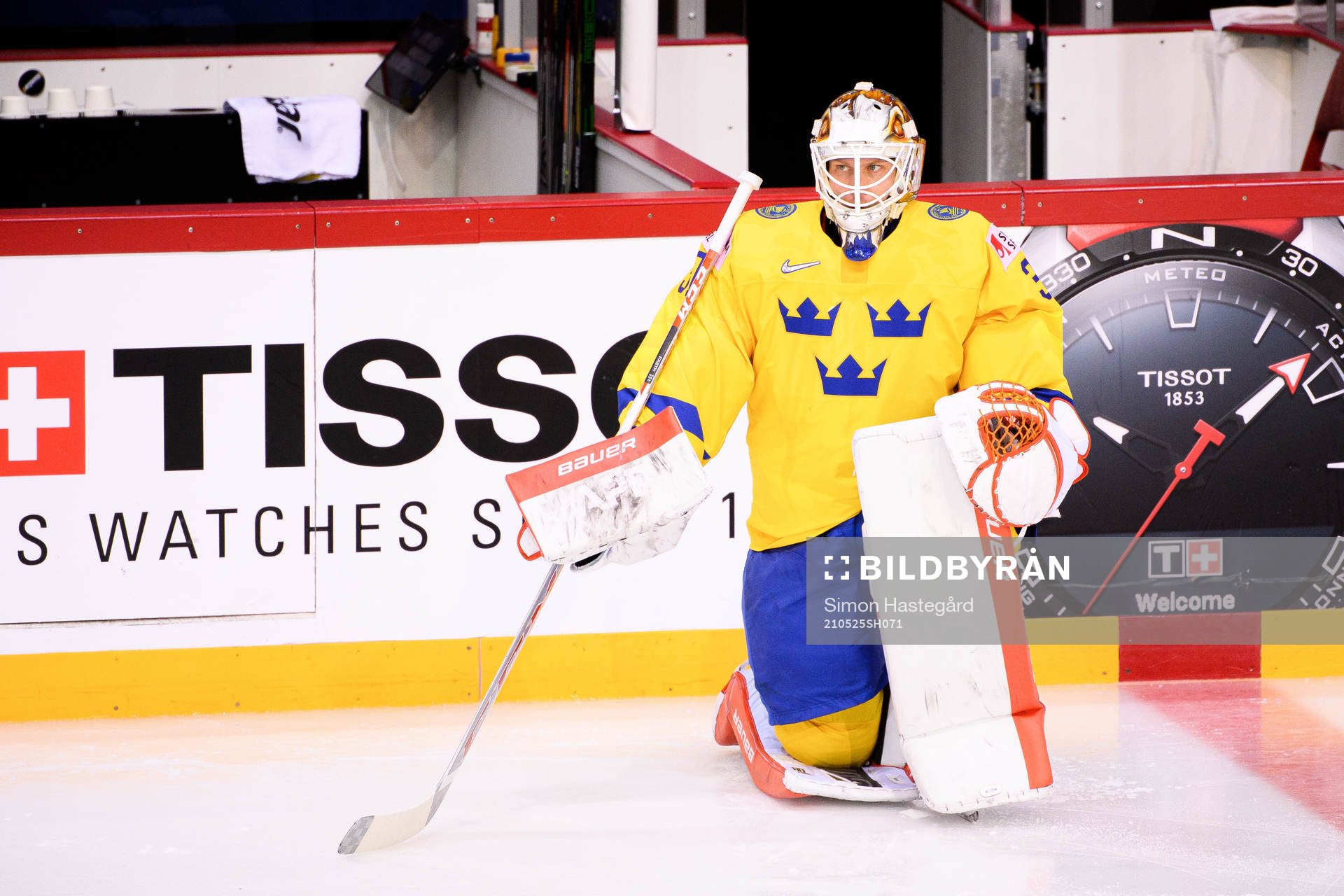 Goalkeeper Viktor Fasth of Sweden