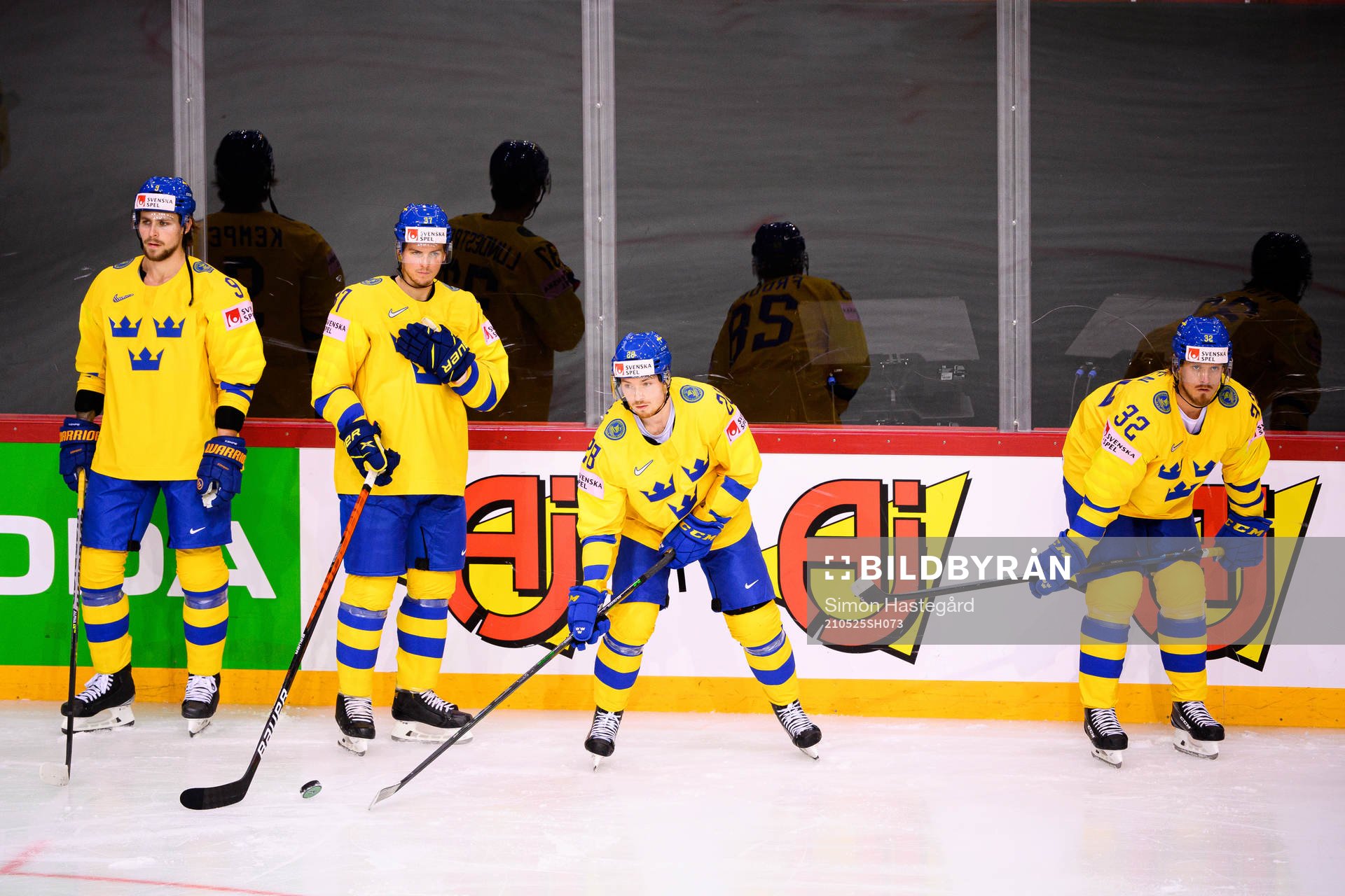 Adrian Kempe , Isac Lundström, Jesper Frödén and Magnus