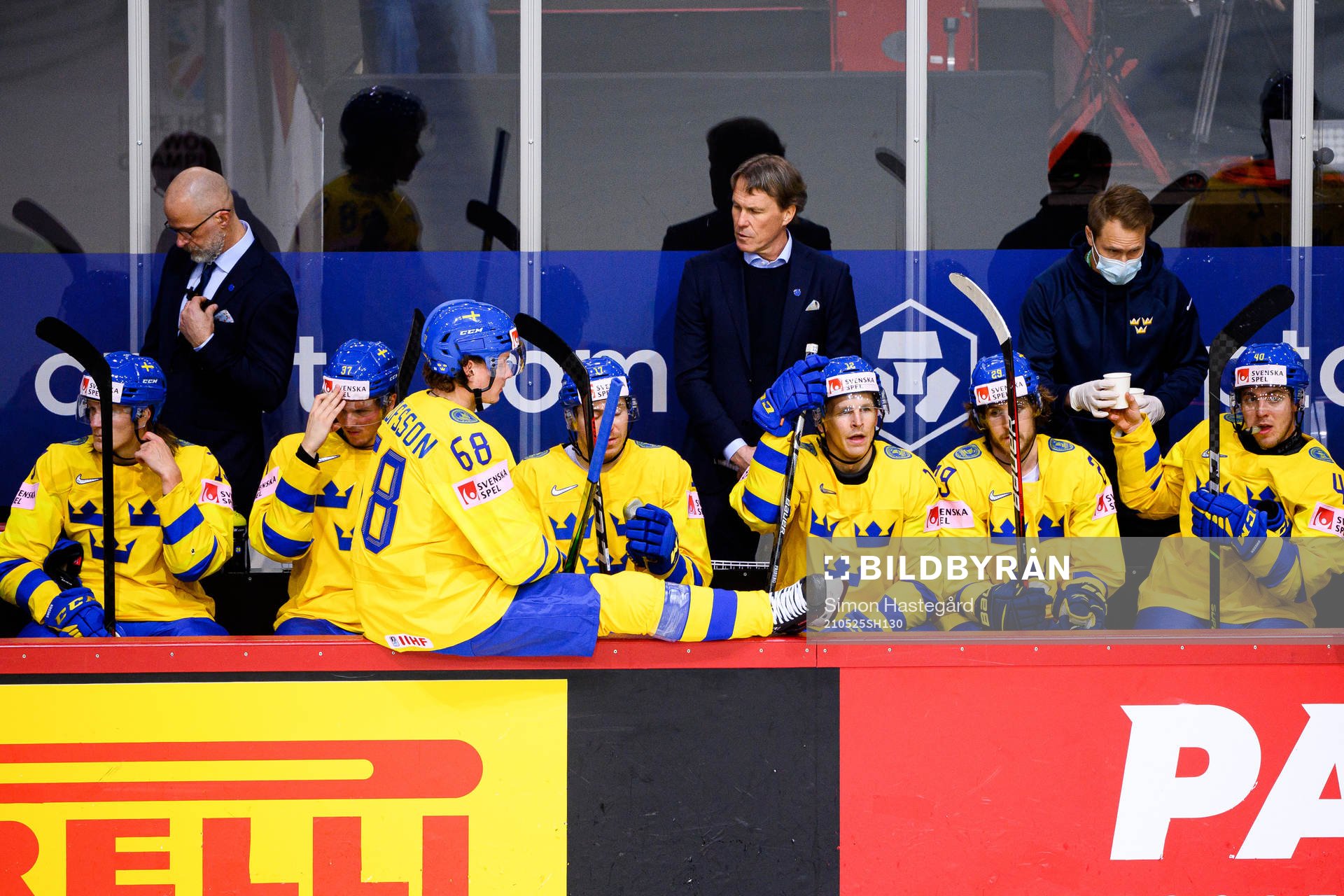 Markus Åkerblom, Assistant coach and Johan Garpenlöv,