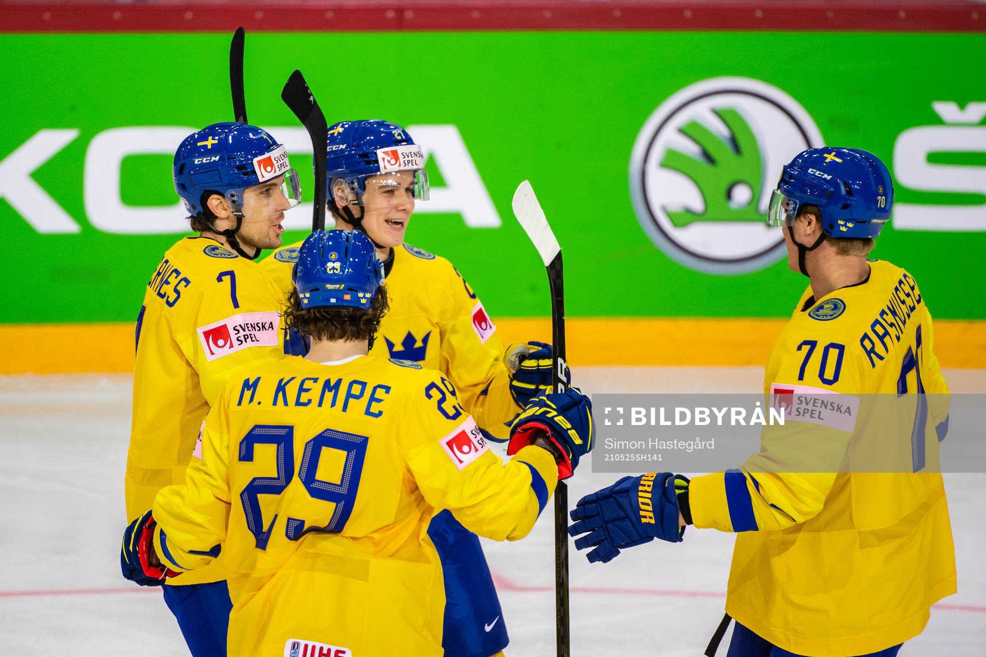 Henrik Tömmernes, Nils Lundkvist, Dennis Rasmussen and