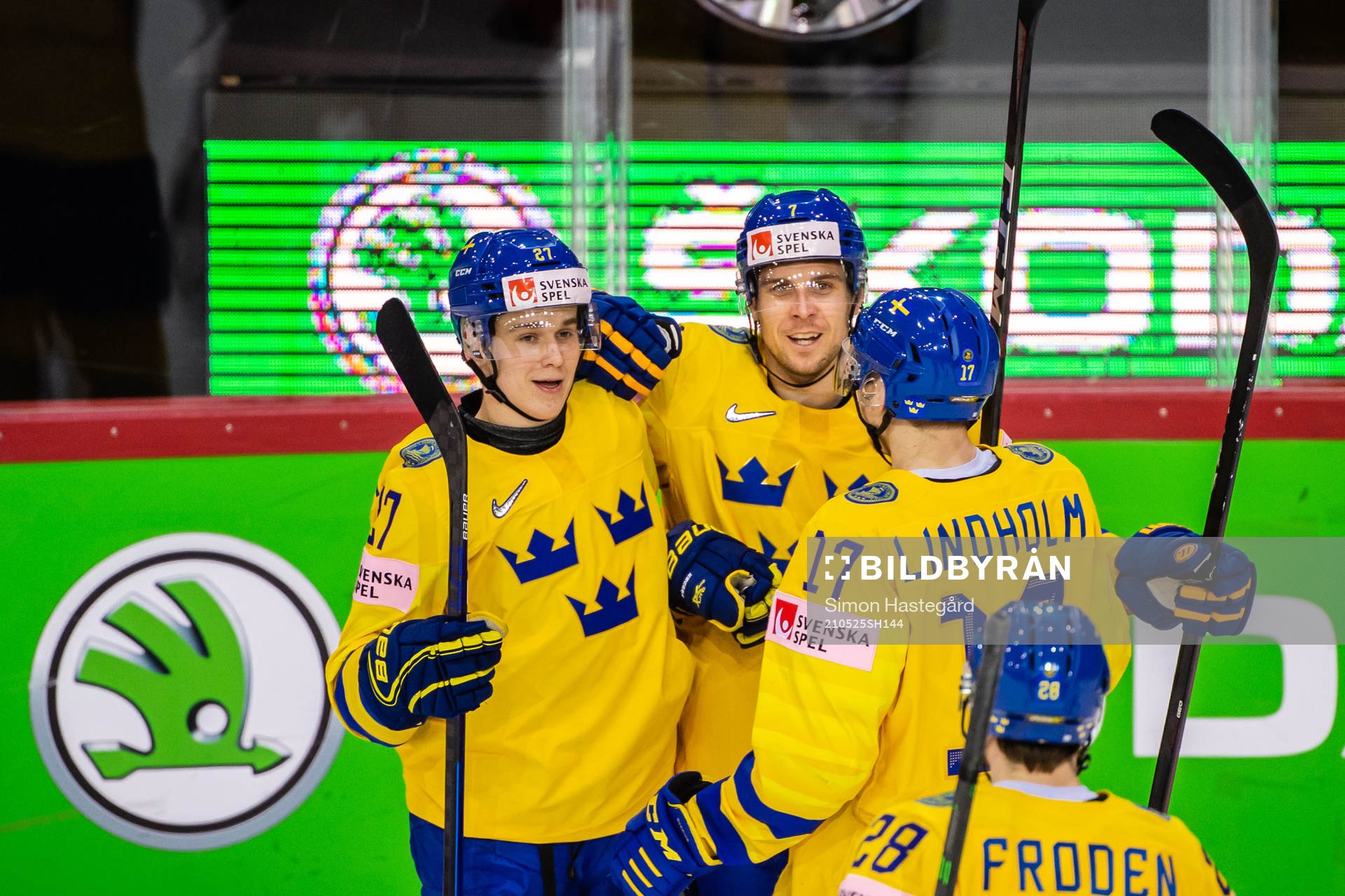 Nils Lundkvist, Henrik Tömmernes and Pär Lindholm of