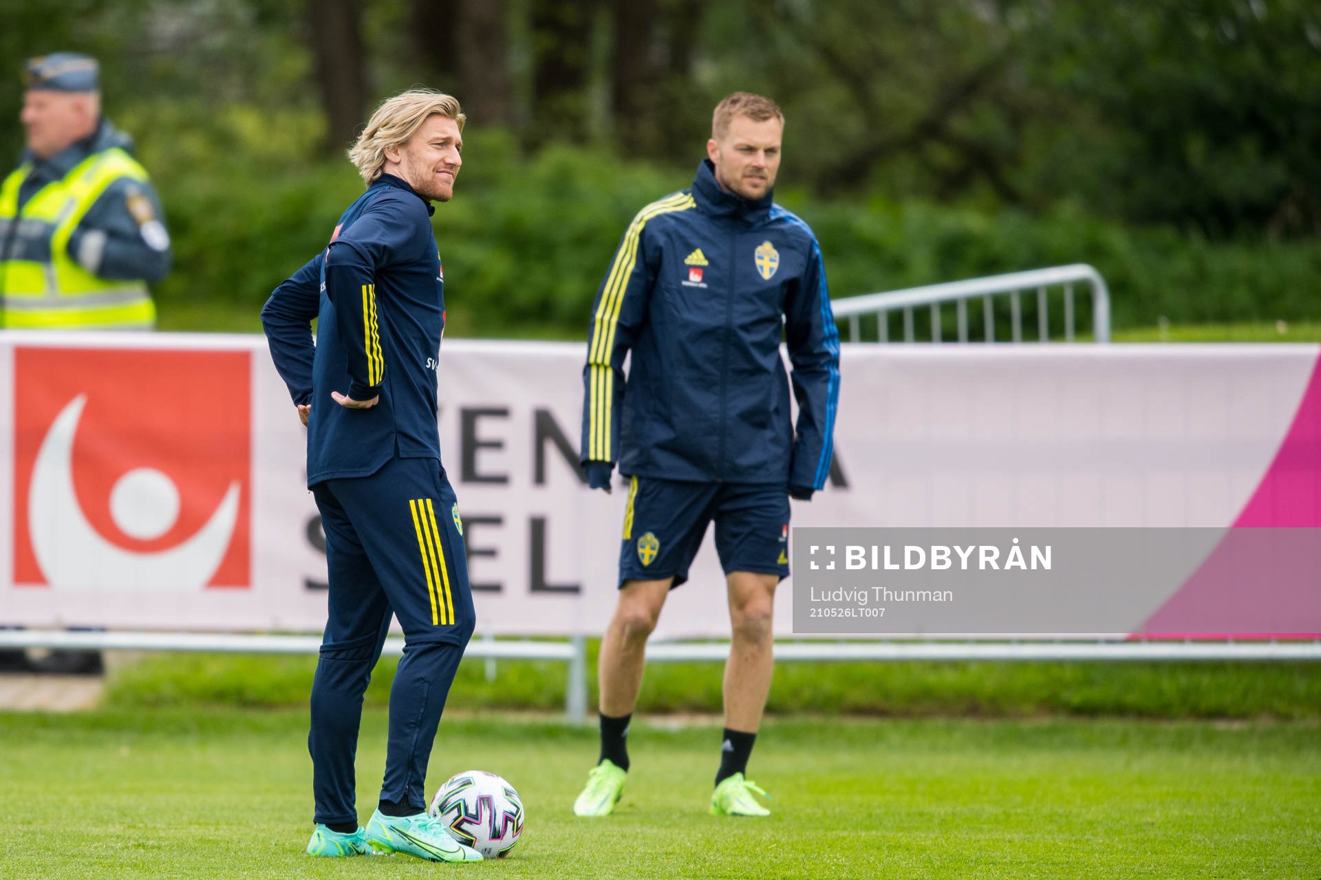 Emil Forsberg and Sebastian Larsson