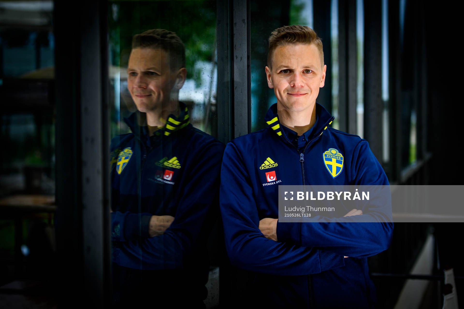 Goalkeeper coach Maths Elfvendal of the Swedish national