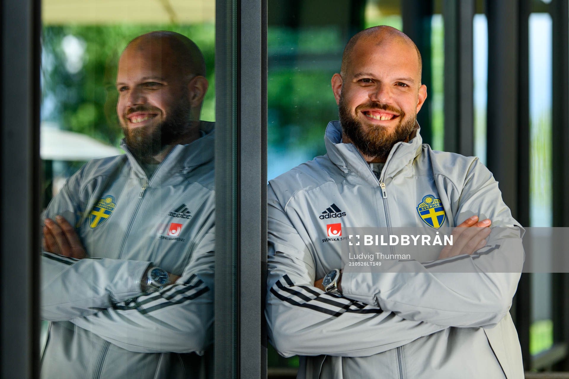Press officer Jakob Kakembo Andersson of the Swedish