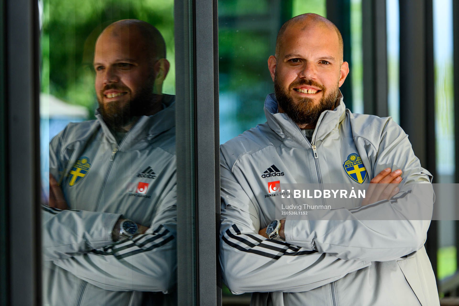 Press officer Jakob Kakembo Andersson of the Swedish