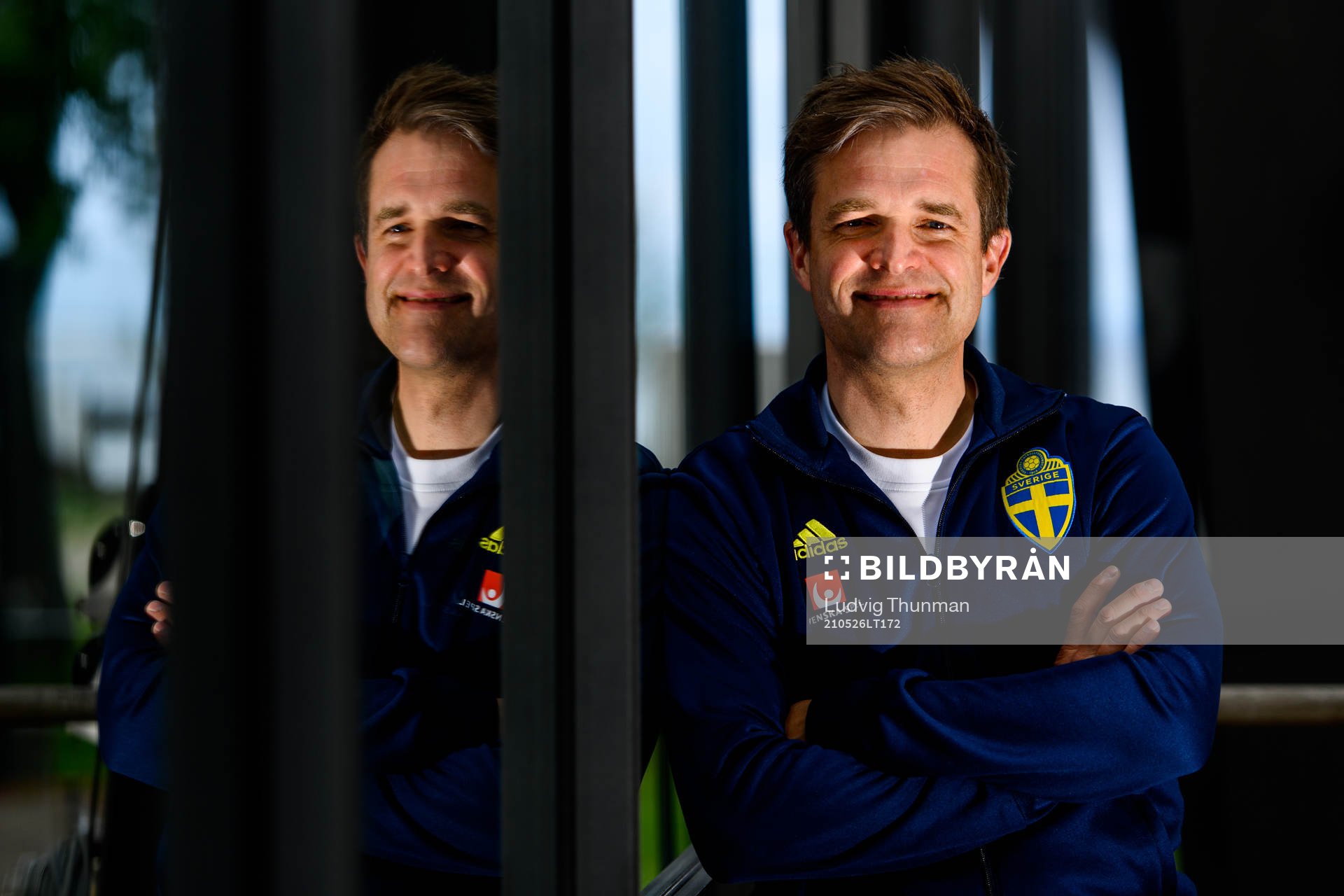 Doctor Jonas Werner of the Swedish national football team